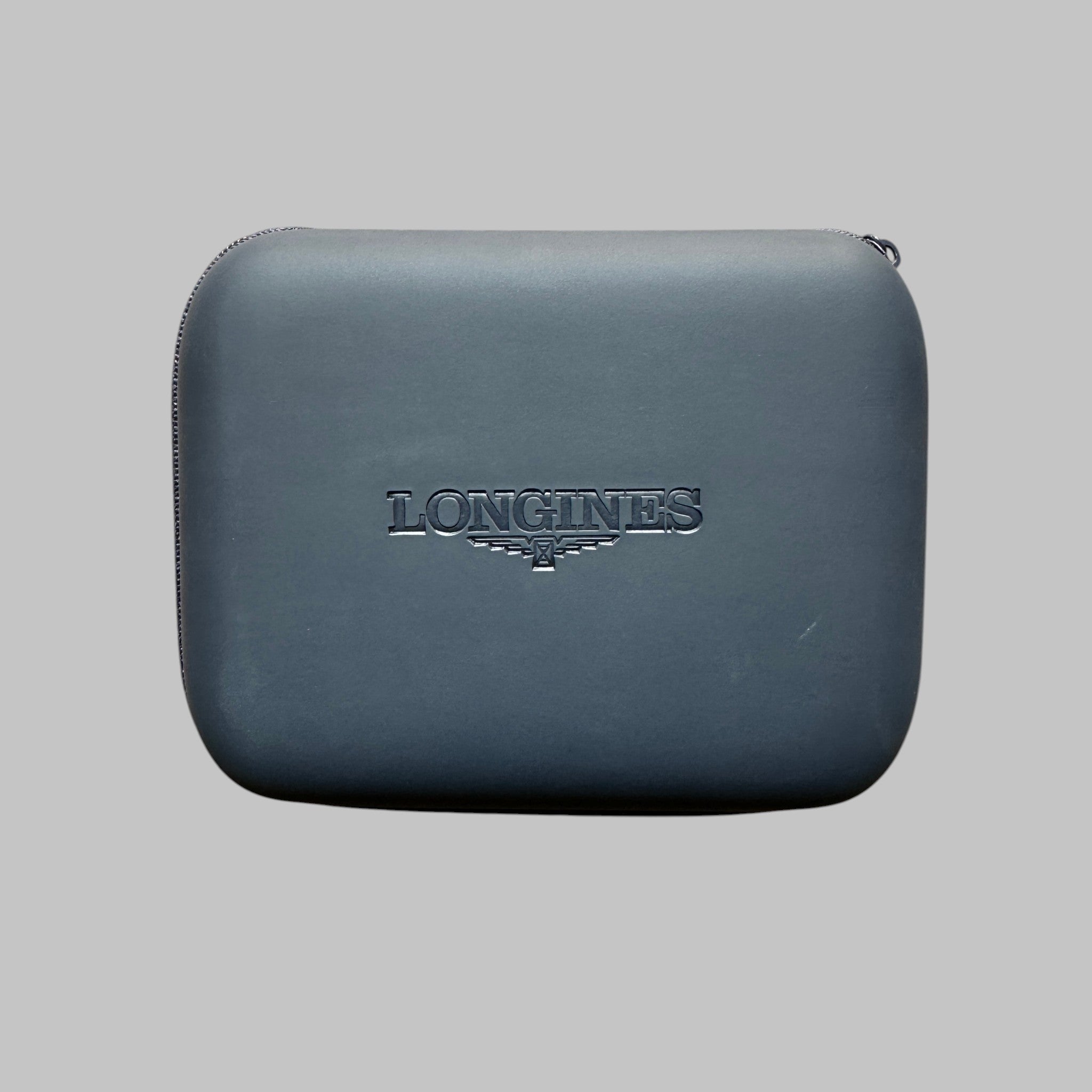 Genuine original vintage travel pouch from Longines - side view