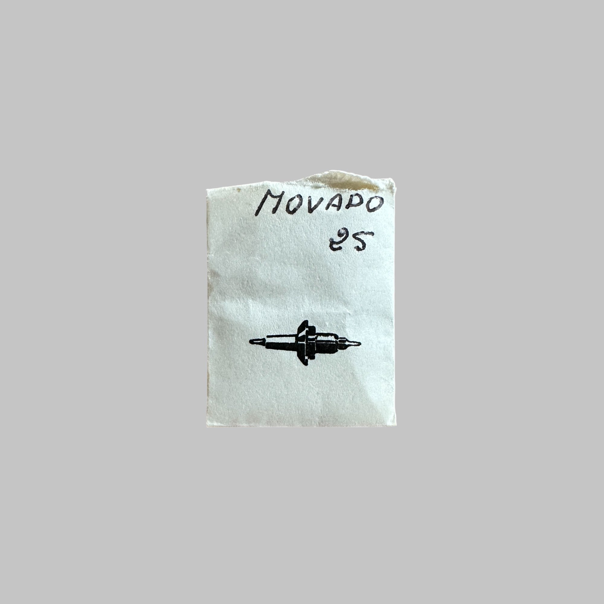 Genuine original vintage balance staff from MOVADO for caliber 25