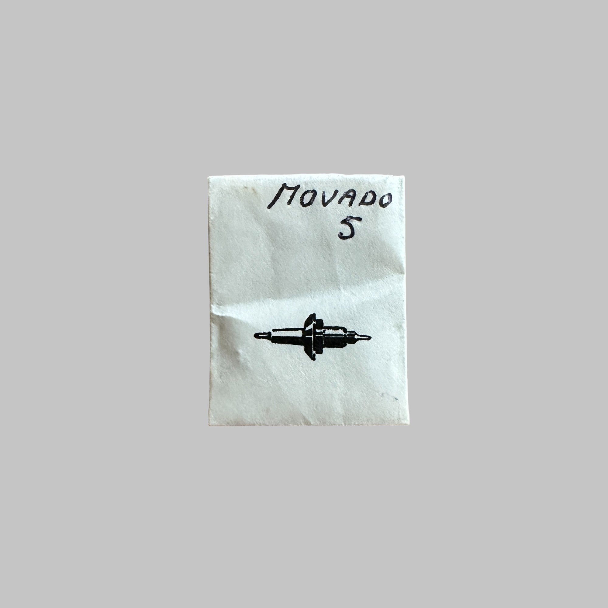 Genuine original vintage balance staff from MOVADO for caliber 5