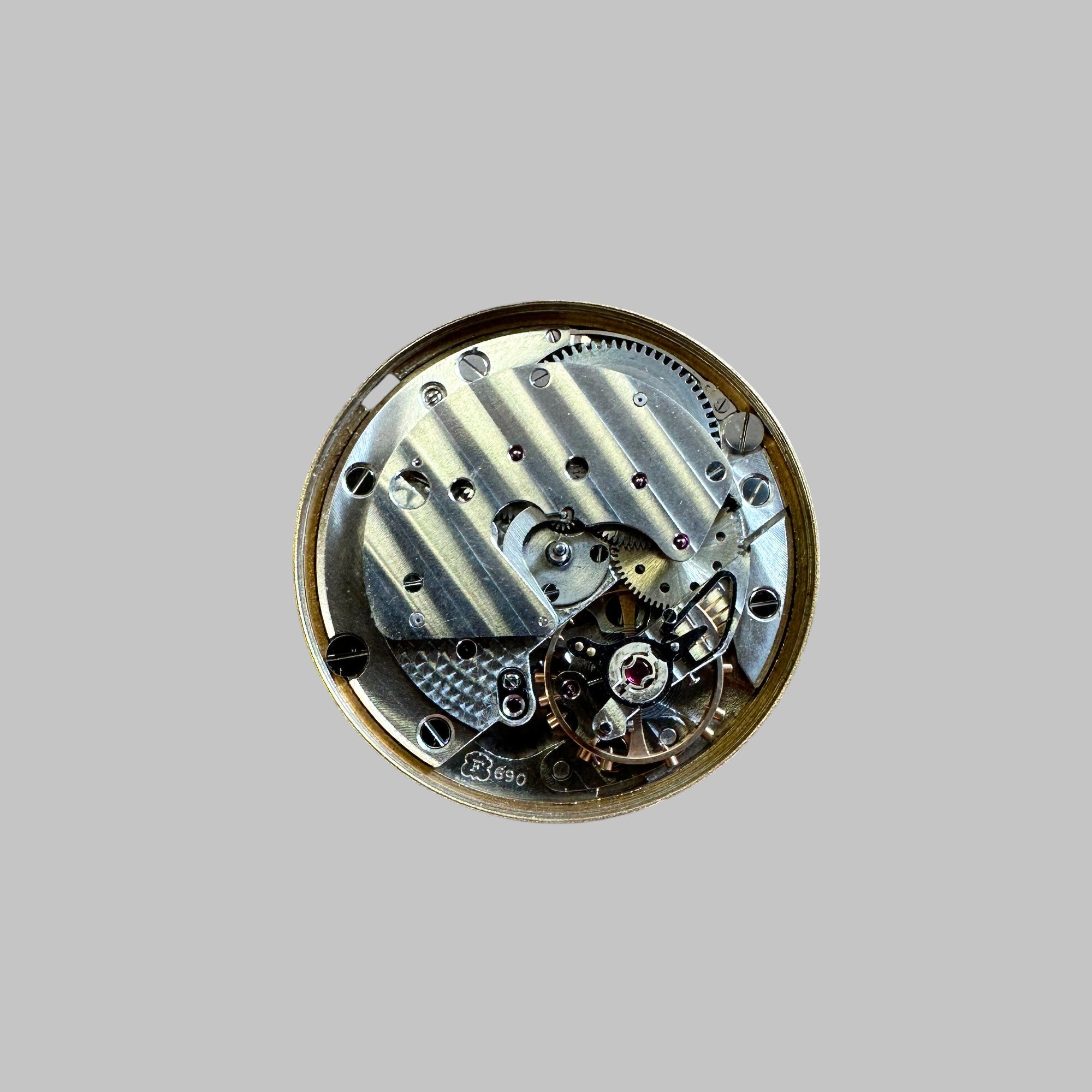 NIVA 690 - MOUVEMENT COMPLET AVEC CADRAN ET AIGUILLES BON, AUTOMATIQUE, MASSE MANQUANTE