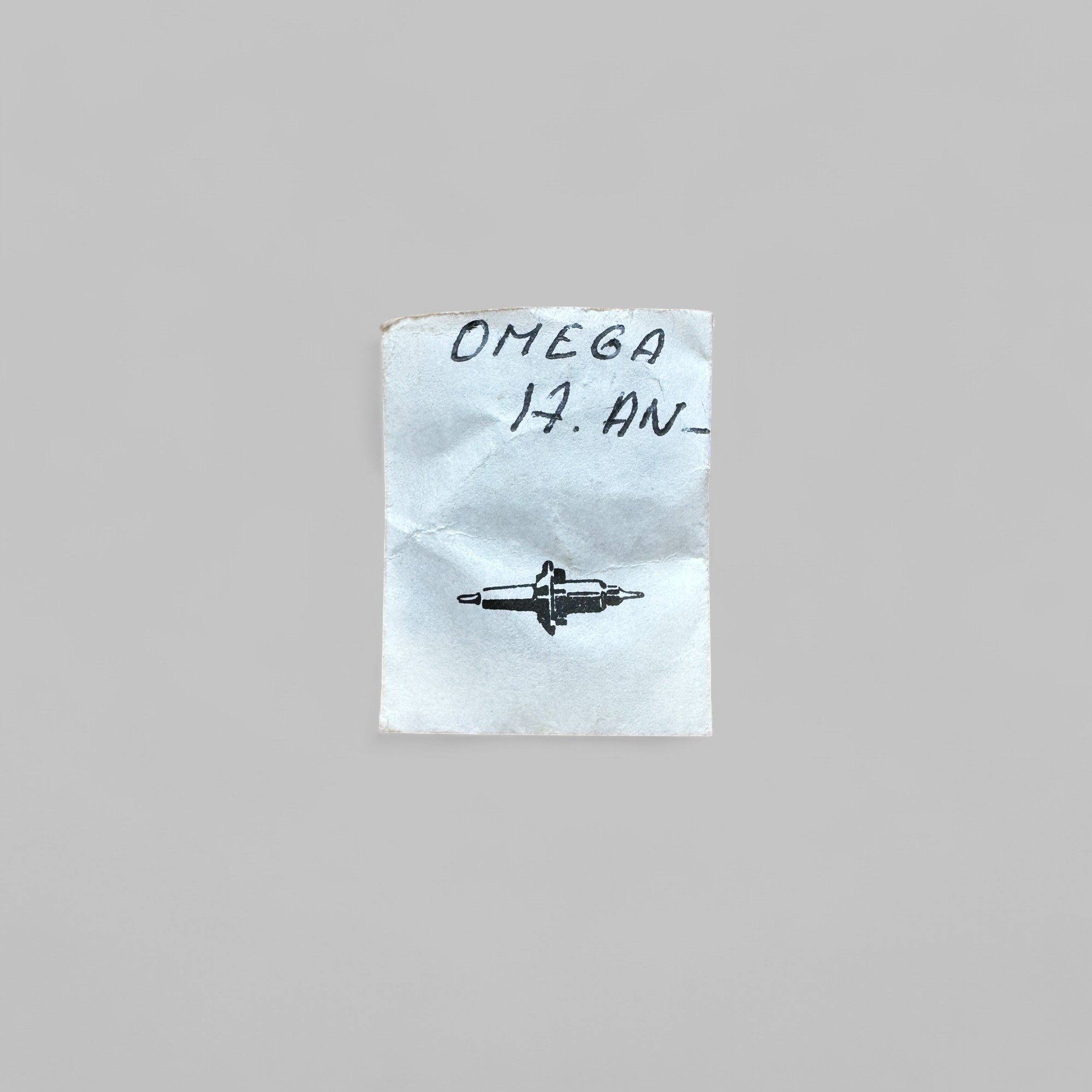 Genuine original vintage balance staff from OMEGA for caliber 17AN