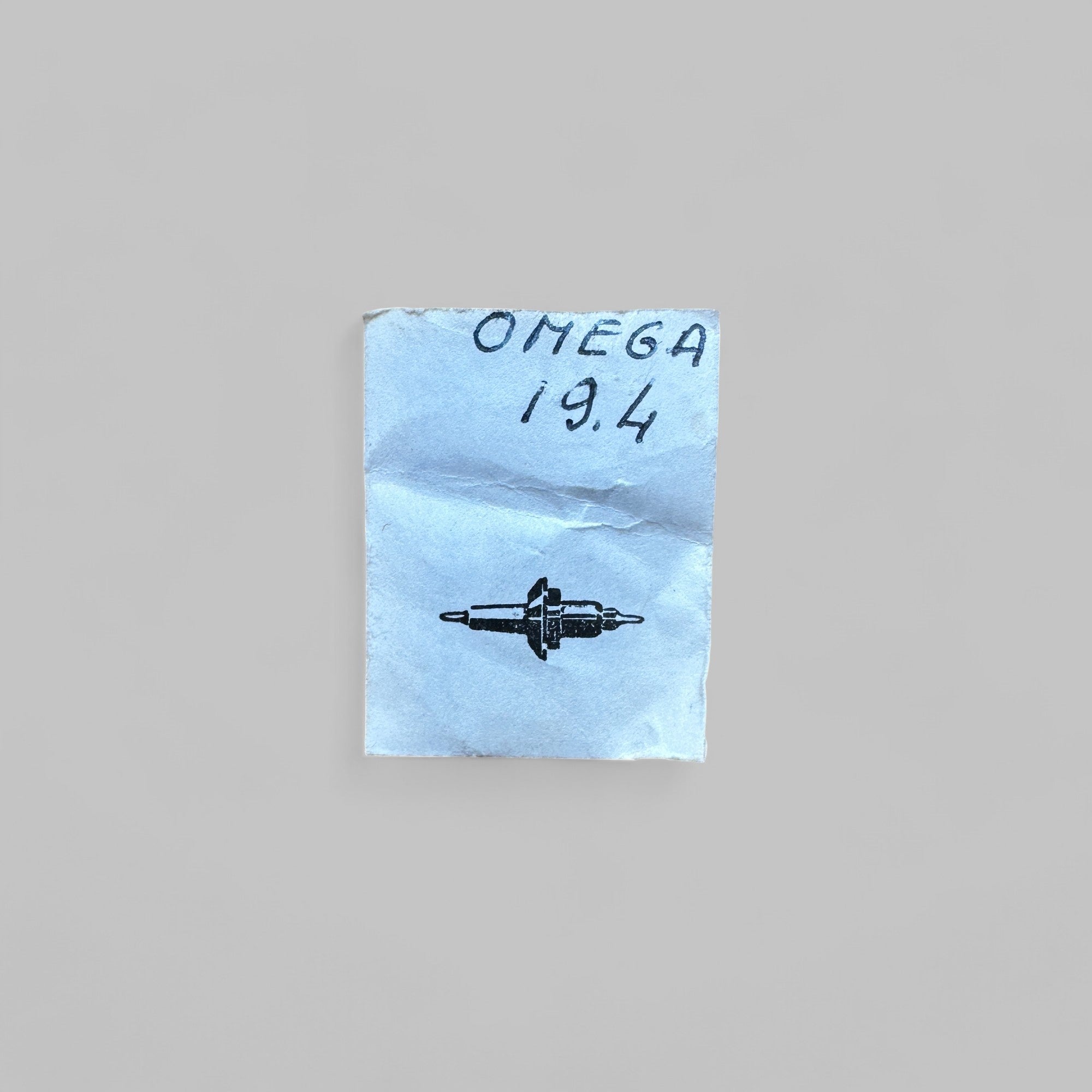 Genuine original vintage balance staff from OMEGA for caliber 19.4