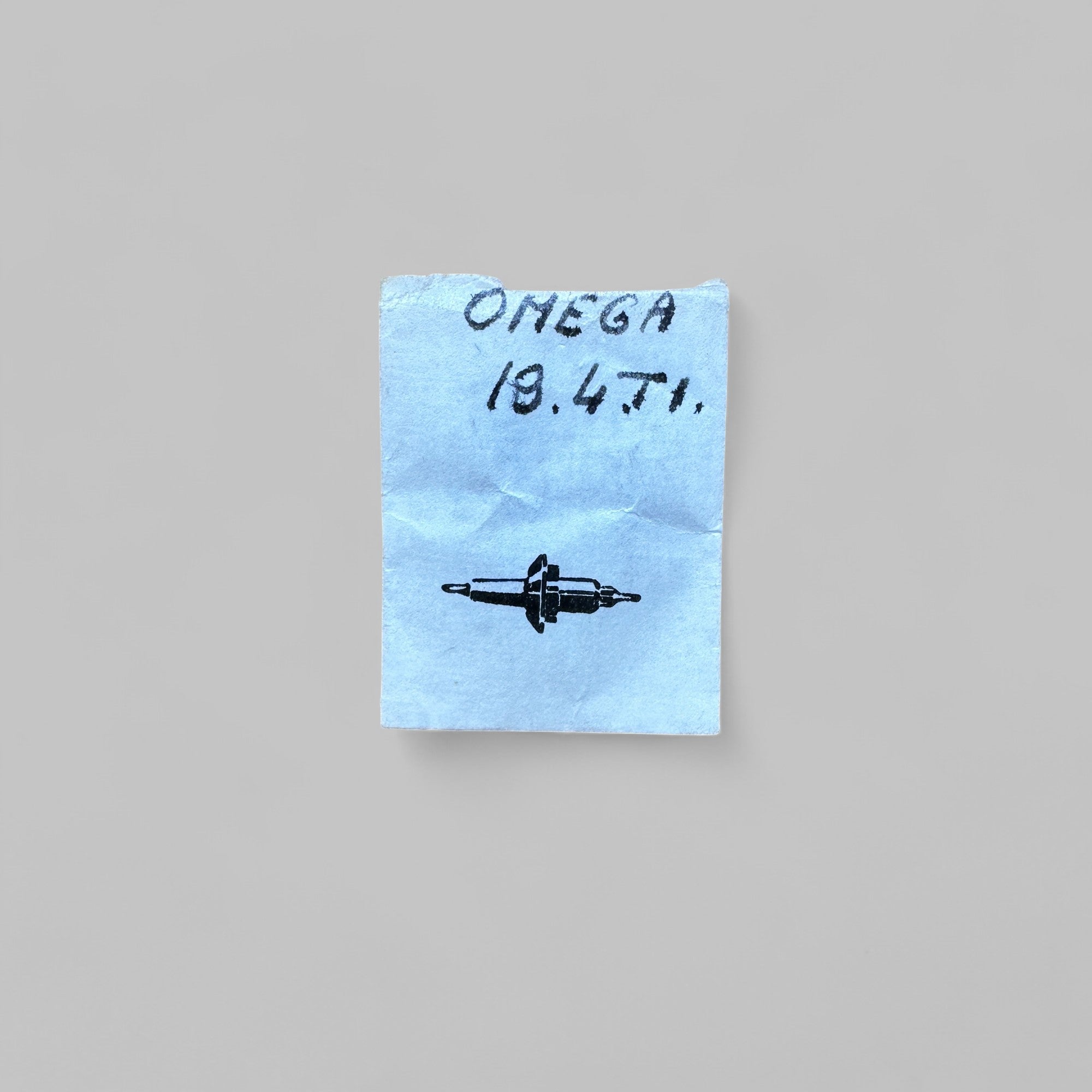 Genuine original vintage balance staff from OMEGA for caliber 19.4TI