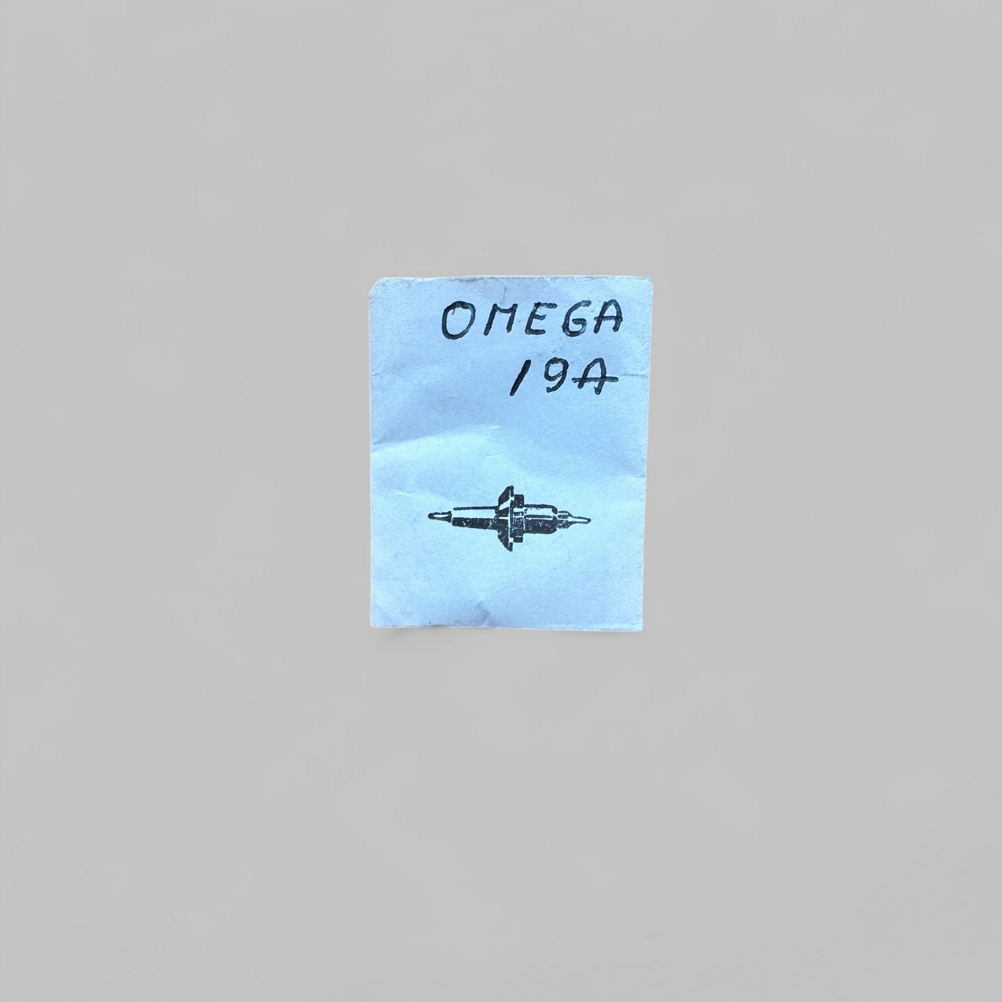 Genuine original vintage balance staff from OMEGA for caliber 19A