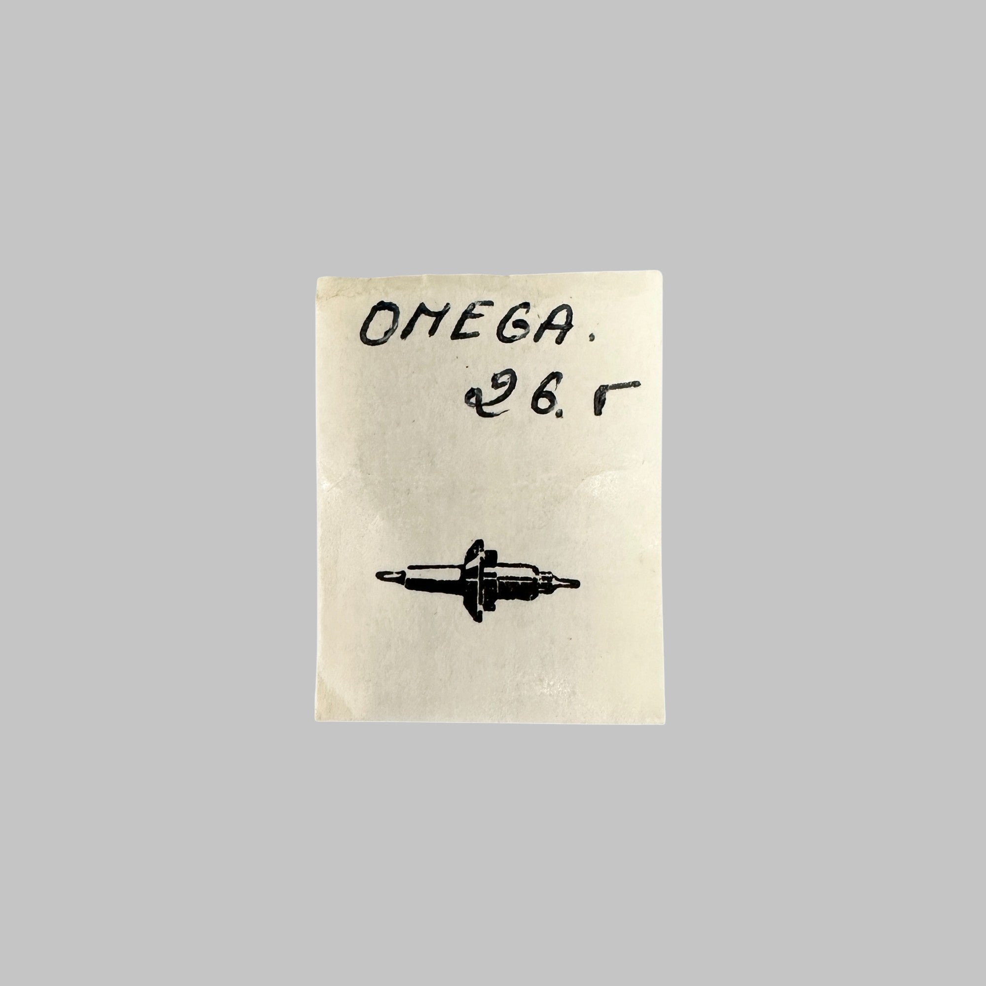 Genuine original vintage balance staff from OMEGA for caliber 26.5