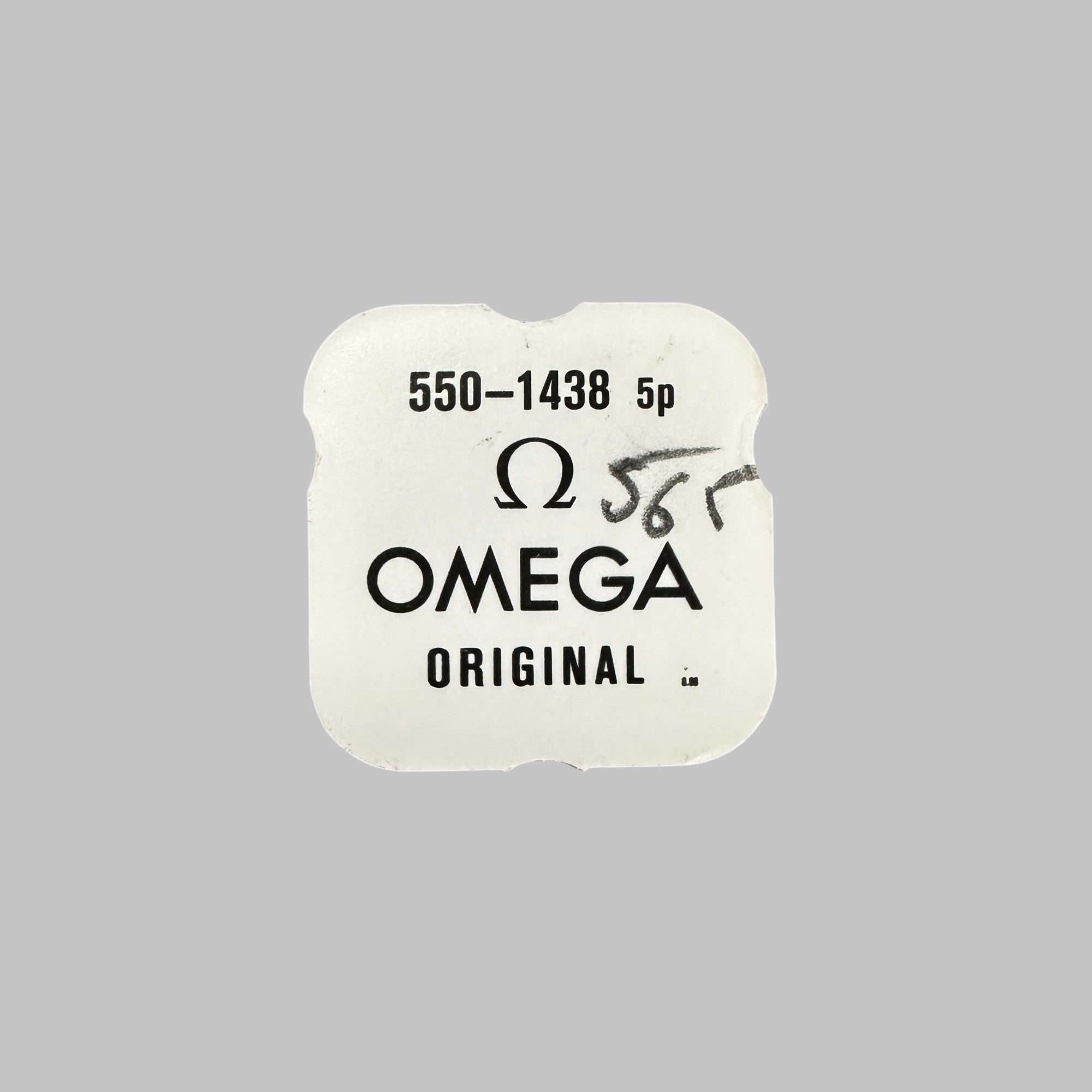 Genuine original vintage bearing for driving gear for ratchet wheel from Omega for caliber 550/565 referenced with nomenclature 1438