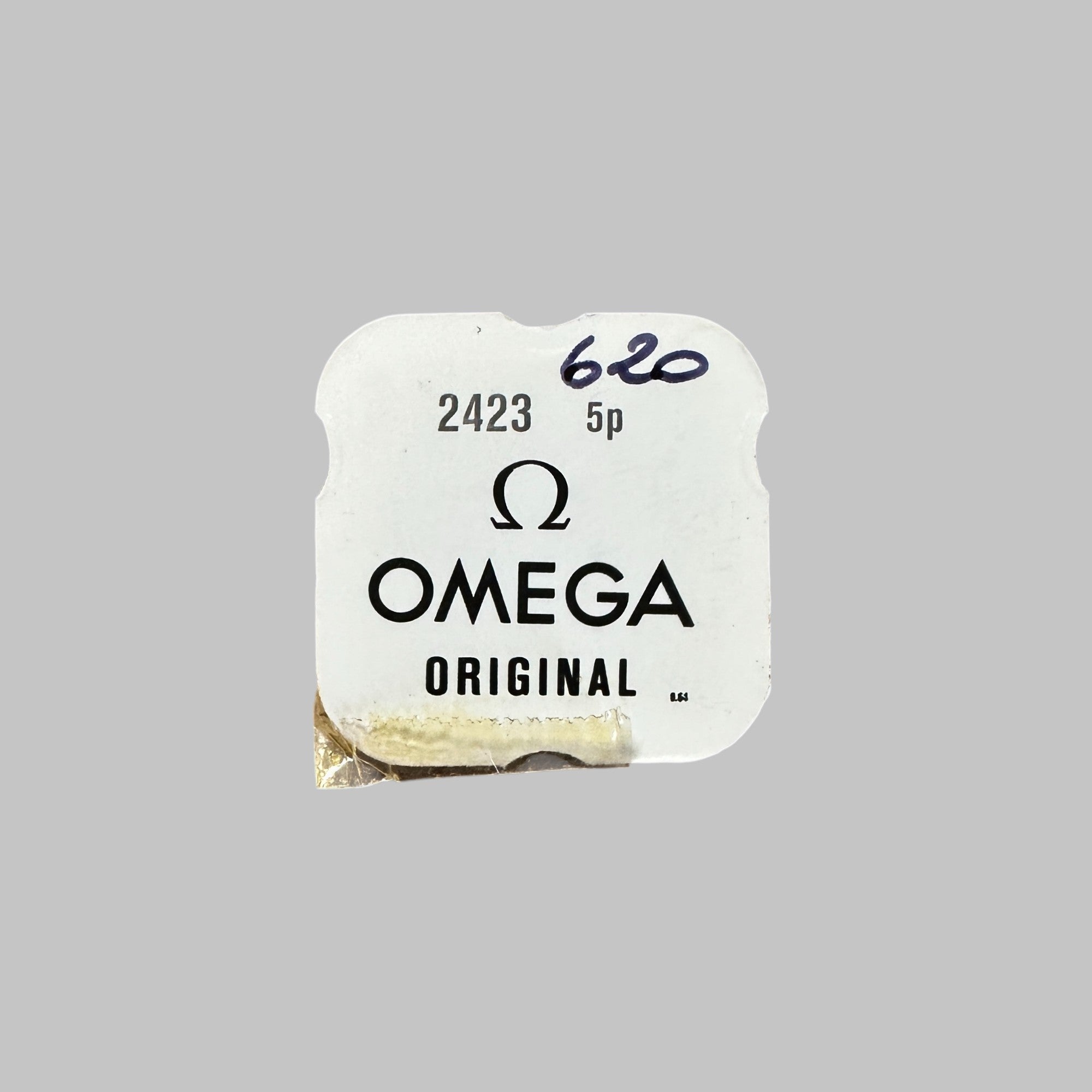 Genuine original vintage setting lever screw from Omega for caliber 620 referenced with nomenclature 2423