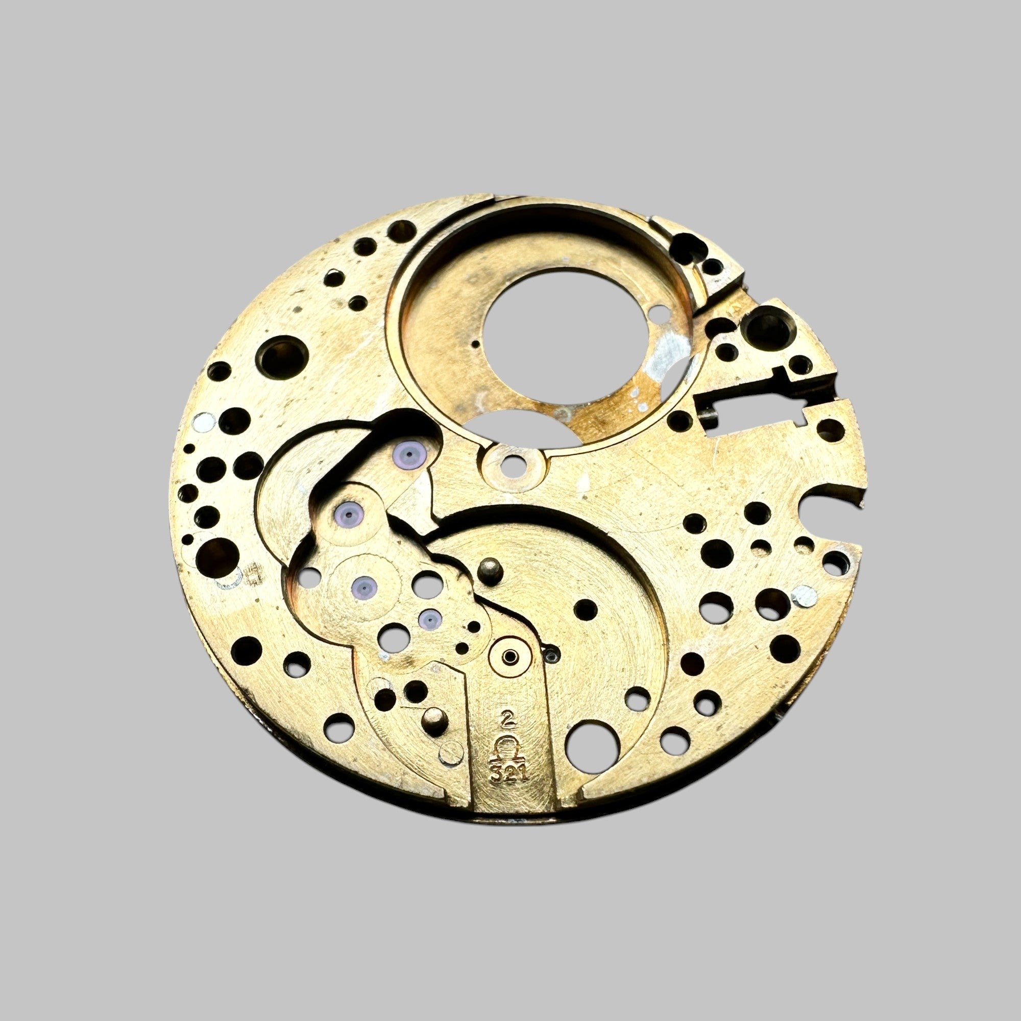 OMEGA CAL. 321 - MAINPLATE 1000 GOOD, GOLD COLOR