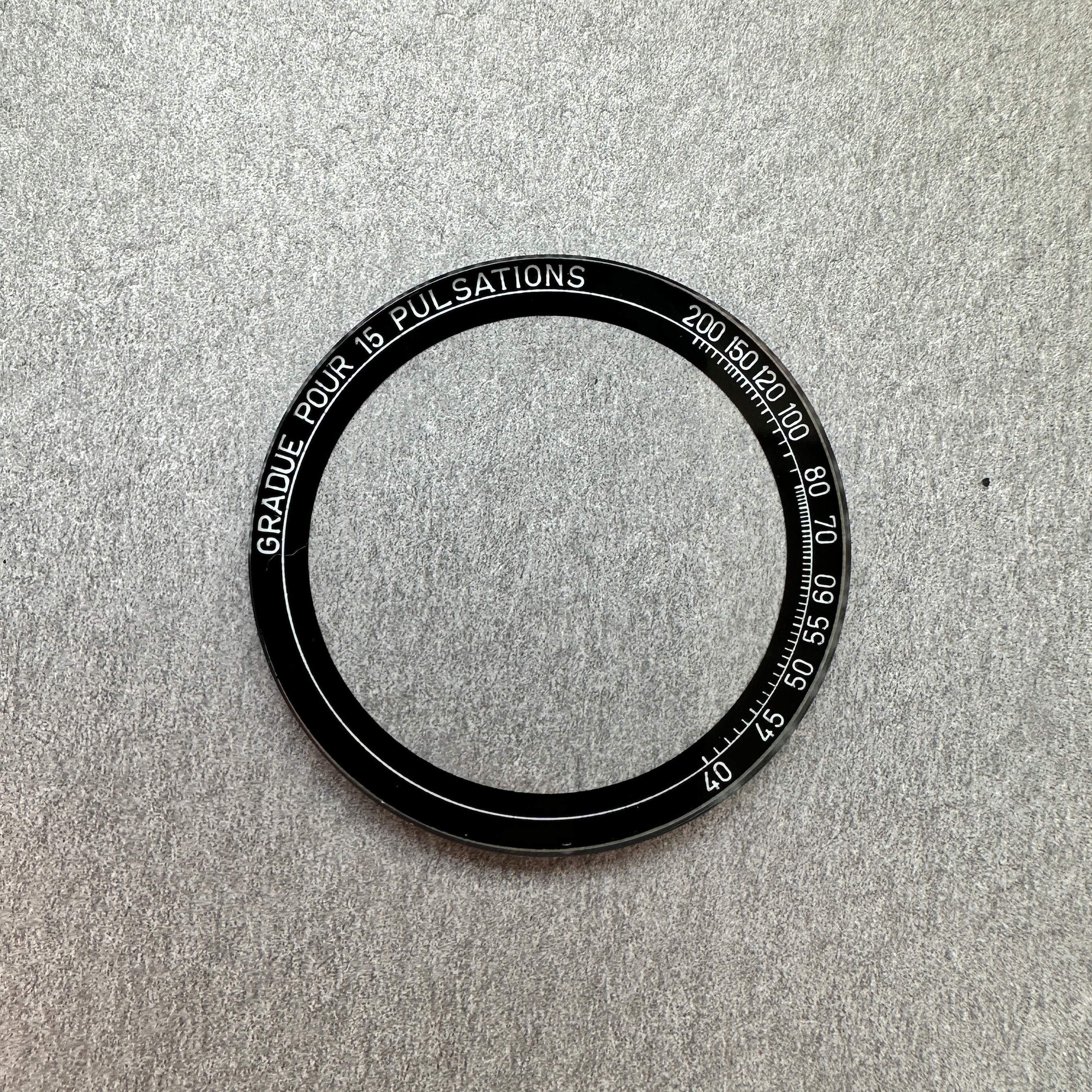 OMEGA - GLASS SPEEDMASTER MKII REFERENCE: 176.012/176.009/…, DIAM:35/THICK:2.10 "PULSATION"