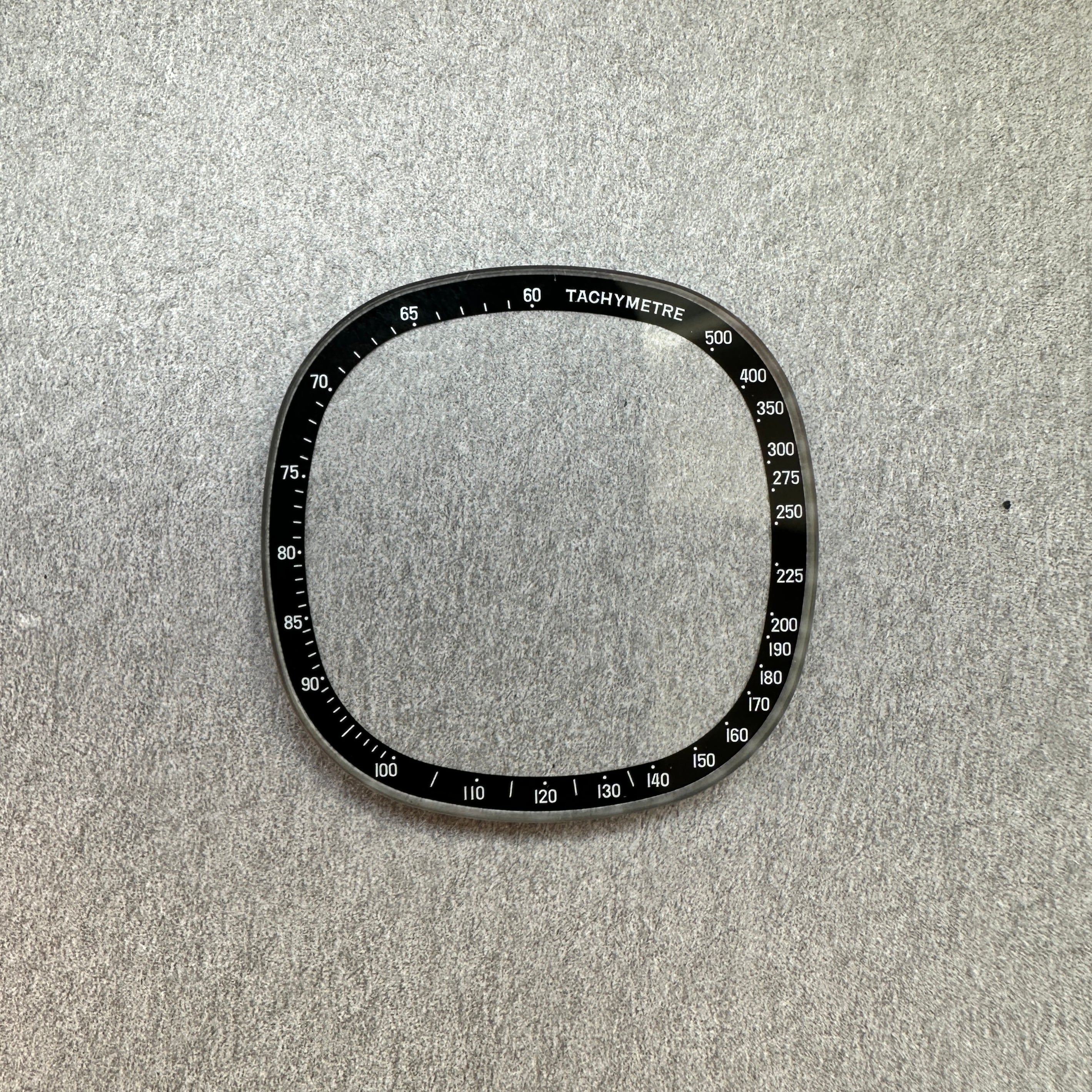 OMEGA - GLASS SPEEDMASTER "TV" REFERENCE: 176.014, DIAM:3.2/THICK:1.95 "TACHY"