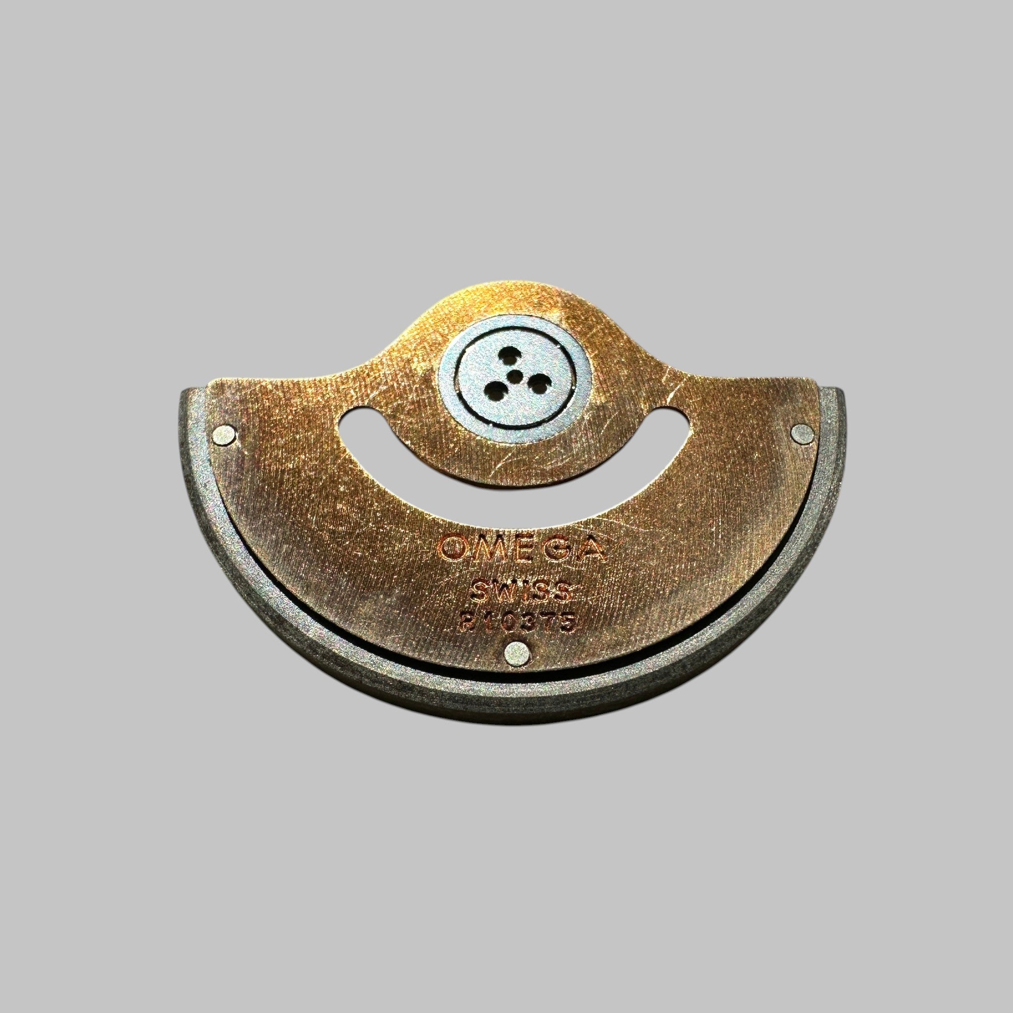 Genuine original vintage rotor from Omega for caliber 1040 referenced with nomenclature 1026 - side view