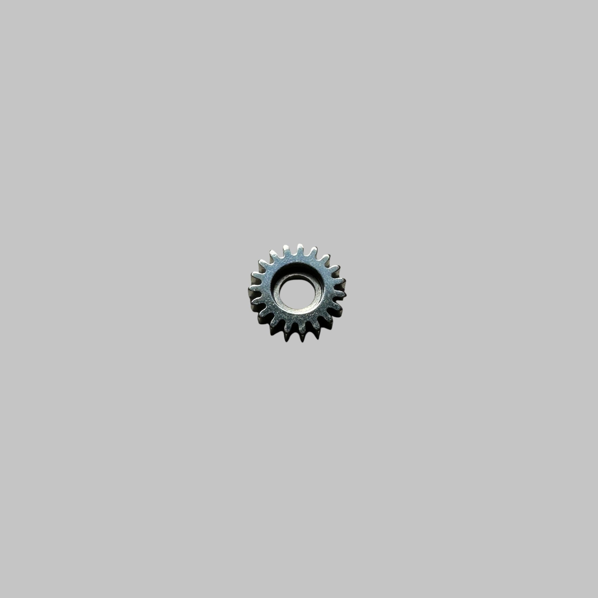 Genuine original vintage date corrector crown from Omega for caliber 1040 referenced with nomenclature 7518 - side view