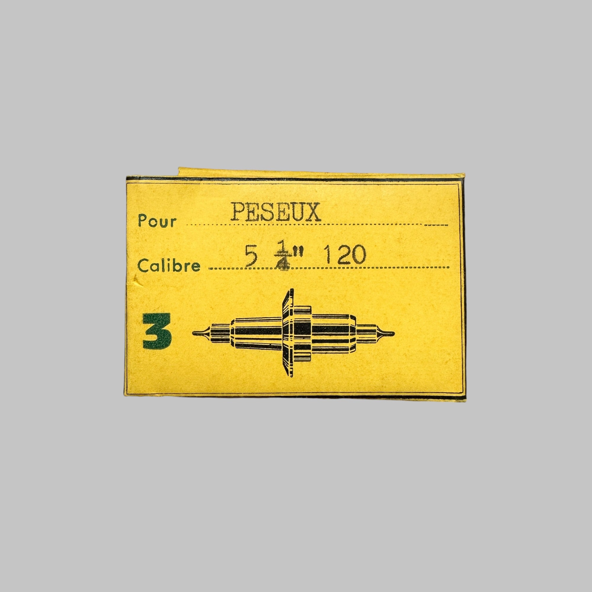 Genuine original vintage balance staff from PESEUX for caliber 120