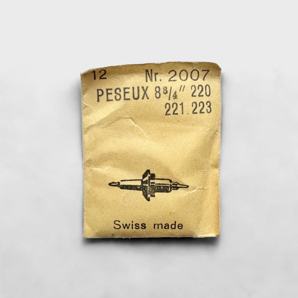 Genuine original vintage balance staff from PESEUX for caliber 220/221/223