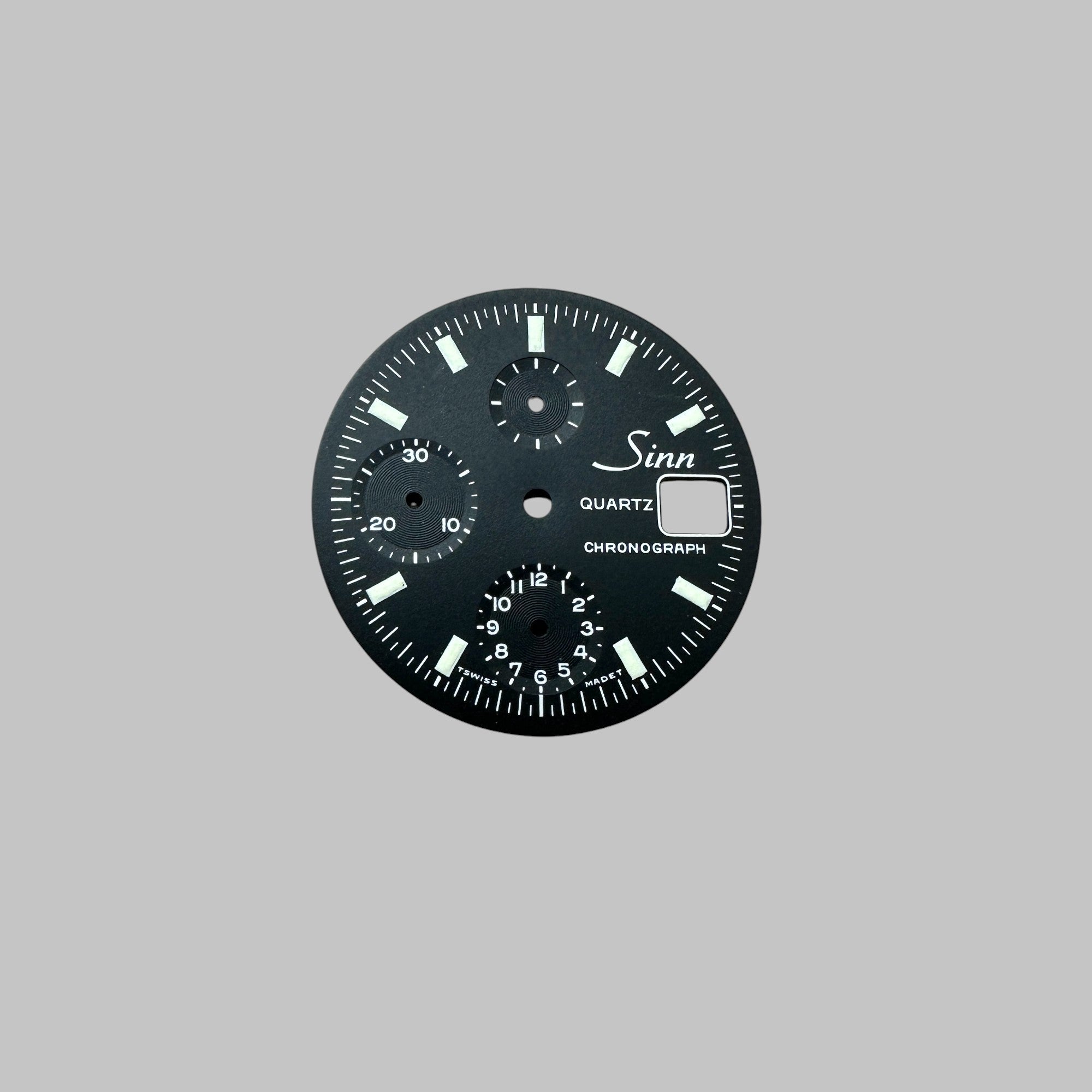 SINN QUARTZ - CADRAN CHRONOGRAPH 180 SUPERBE, NOIR