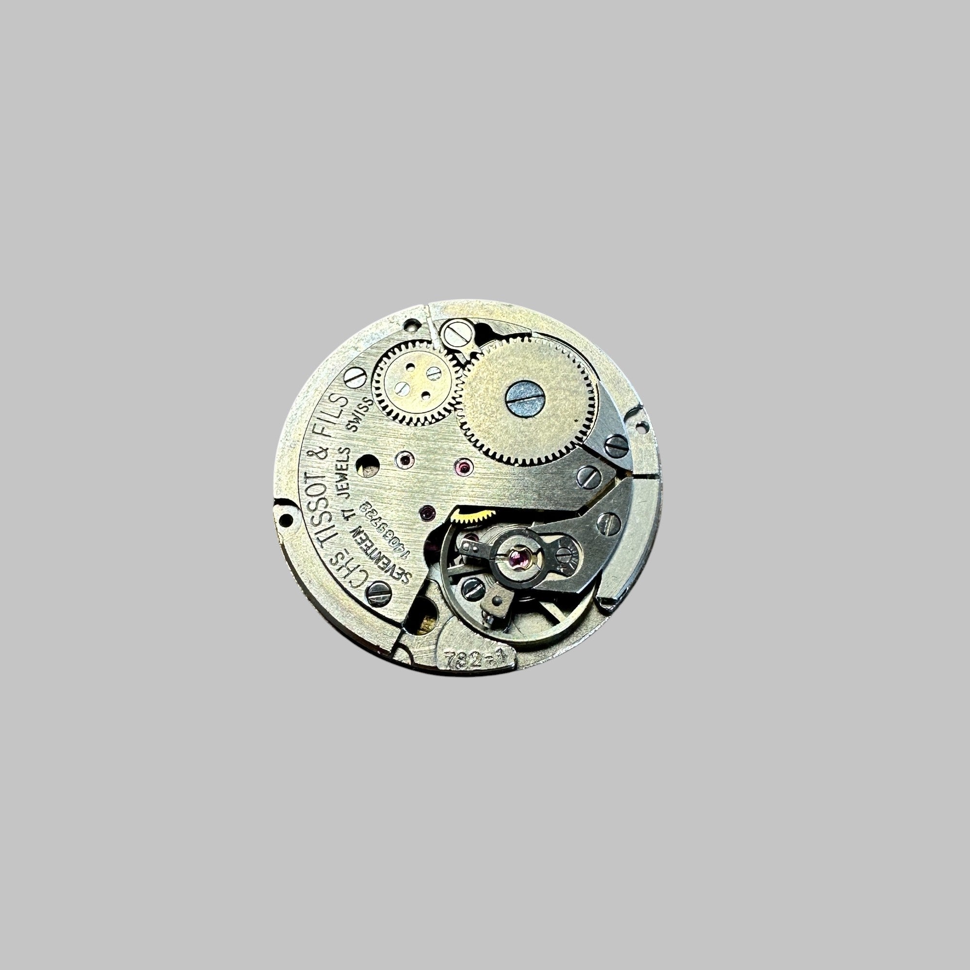 TISSOT CAL. 782-1 - INCOMPLETE MOVEMENT GOOD, MECHANICAL. MOVEMENT FOR PARTS