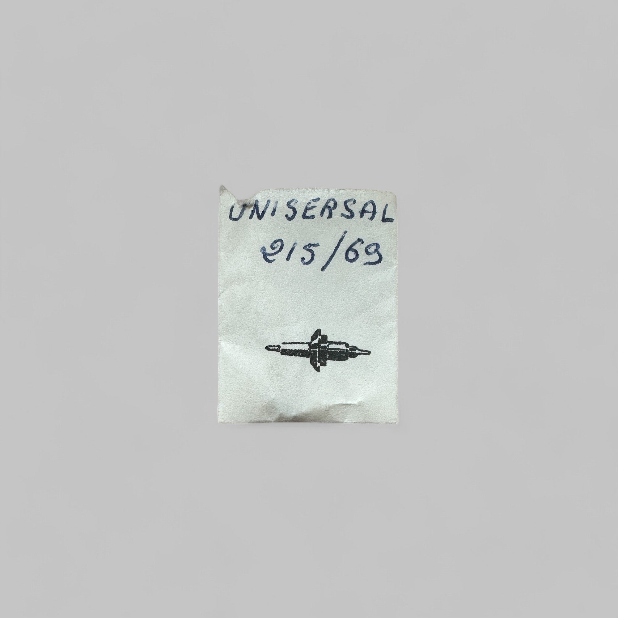 Genuine original vintage balance staff from UNIVERSAL for caliber 215/69