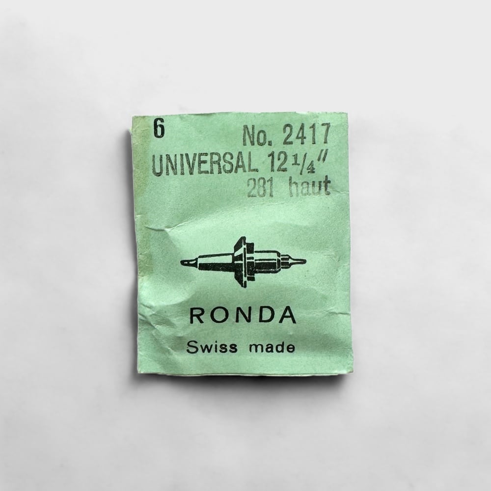 Genuine original vintage balance staff from UNIVERSAL for caliber 281