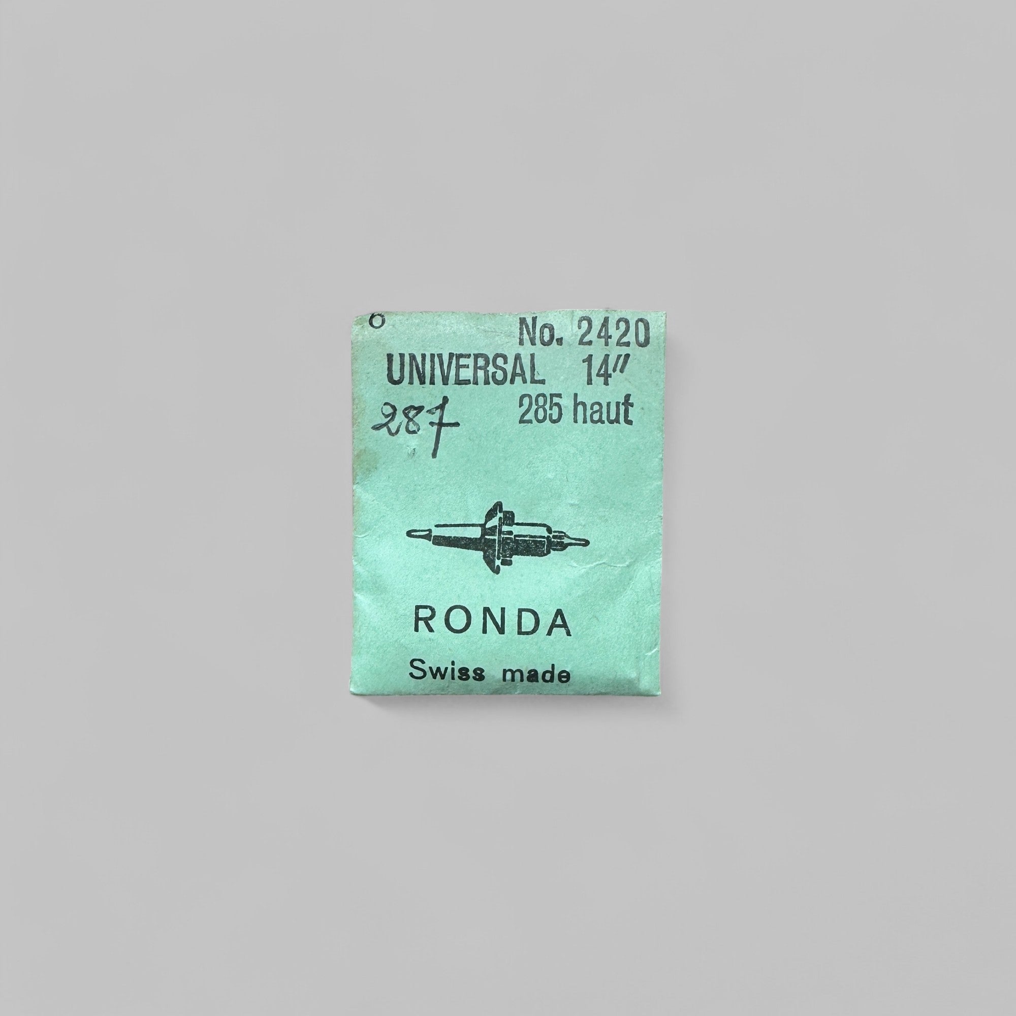 Genuine original vintage balance staff from UNIVERSAL for caliber 285/287