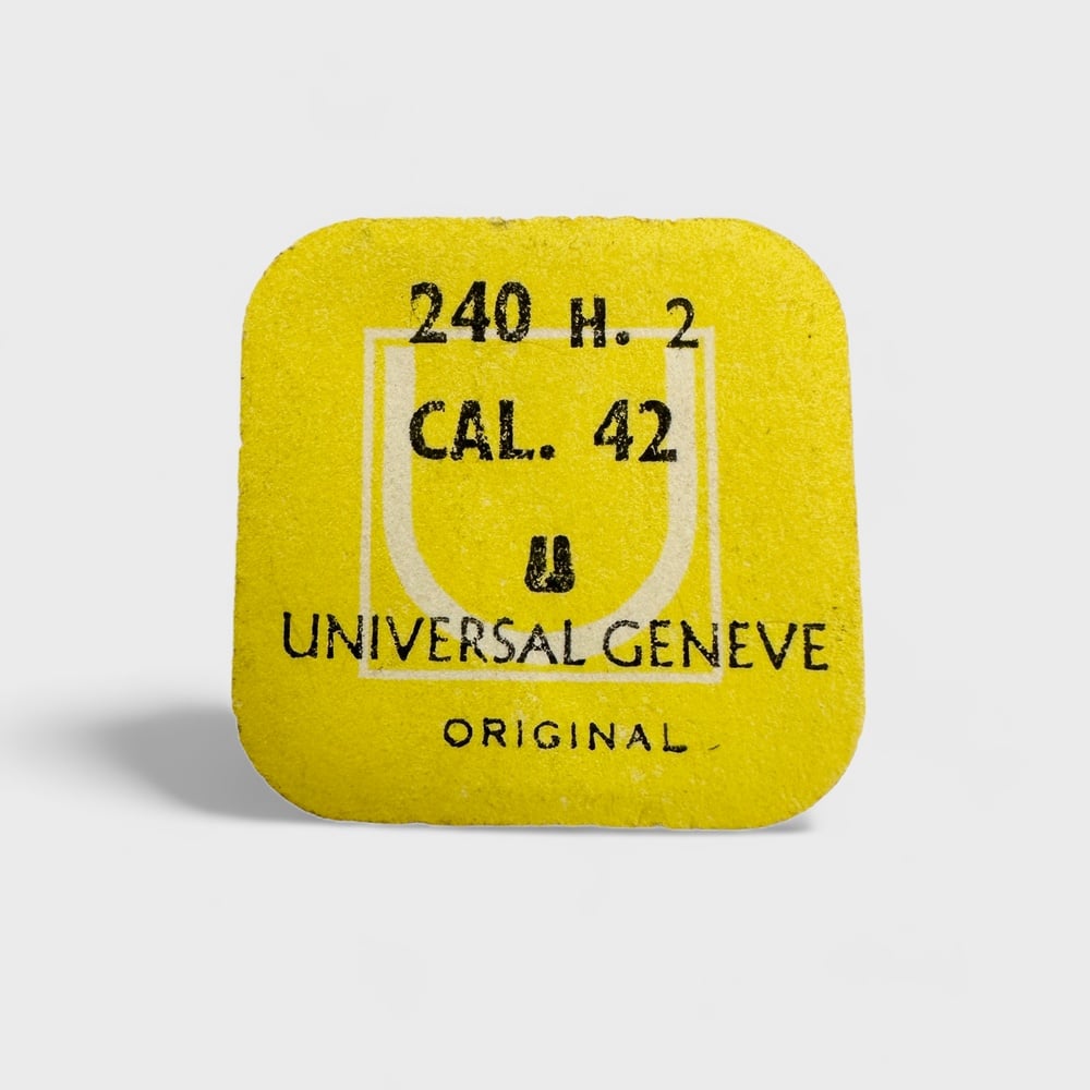 Montre Vintage Universal Genève Cal.42 - Mécanique Manuelle, Révisée 2024 | Cadran Blanc Chiffres Romains, Boîtier Acier