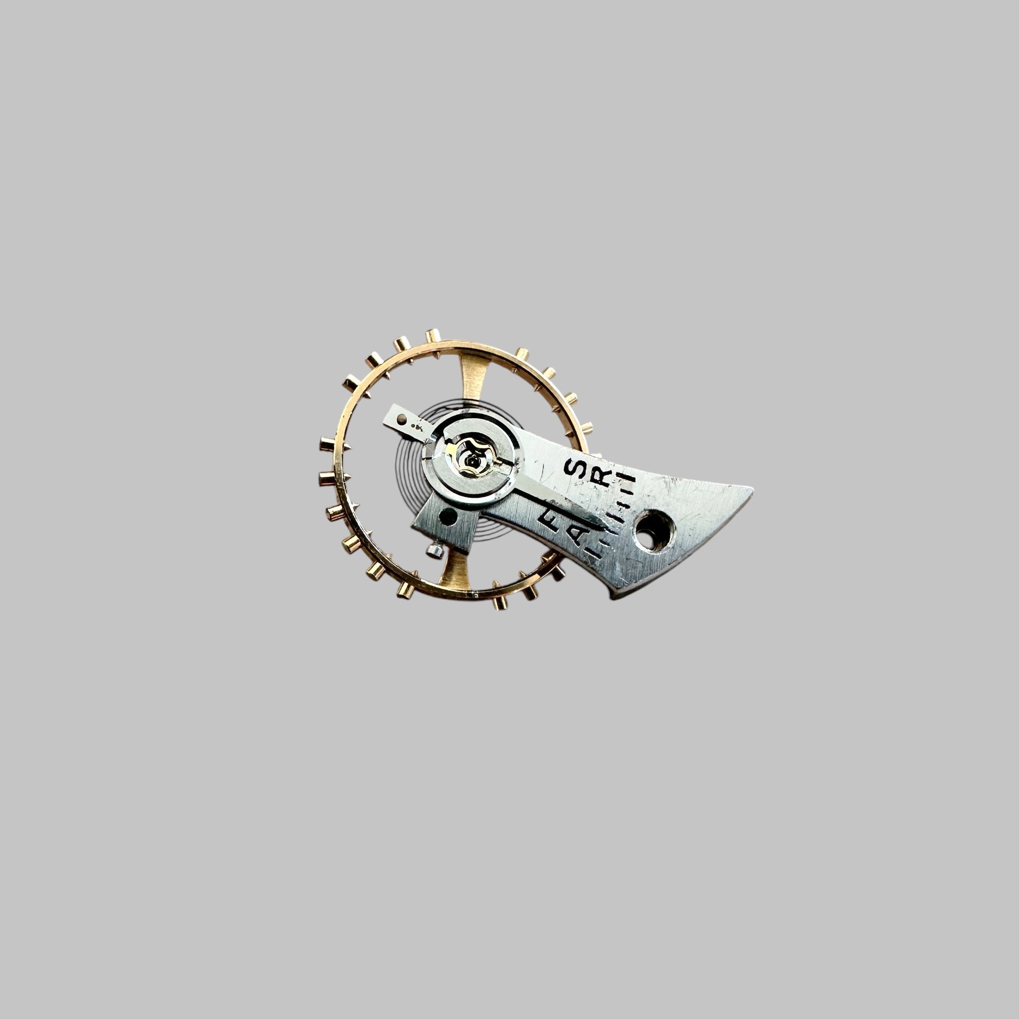 Genuine original vintage balance with screw - spiral - bridge from VALJOUX for caliber 72 referenced with nomenclature 121
721/2