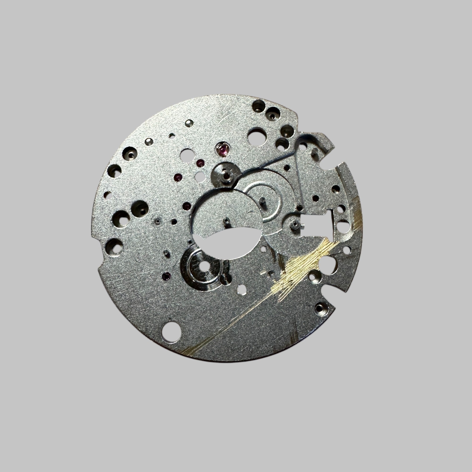 Genuine original vintage mainplate jewelled from VALJOUX for caliber 7740