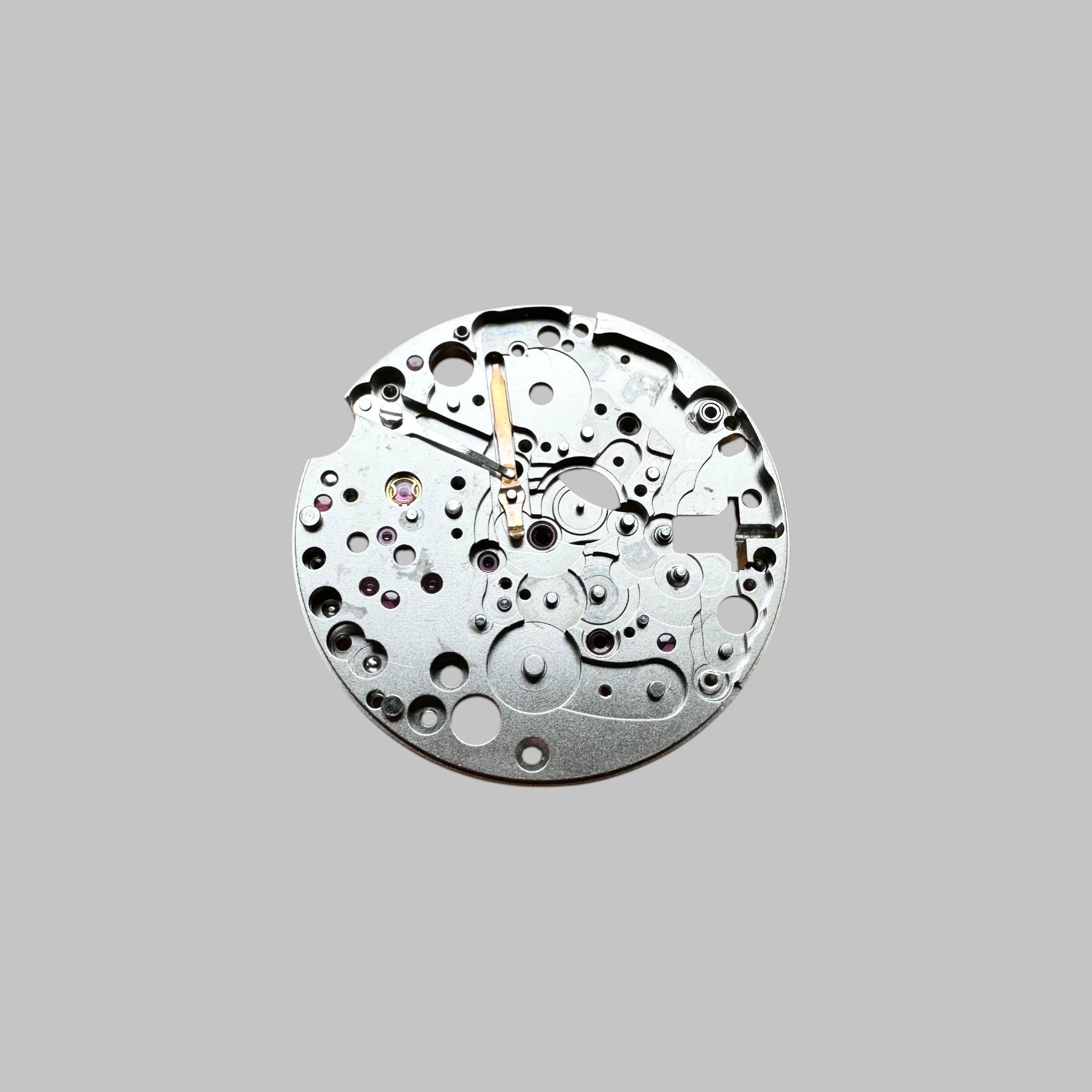 Genuine original vintage mainplate from Vulcain for caliber V18 referenced with nomenclature 10-020 - side view