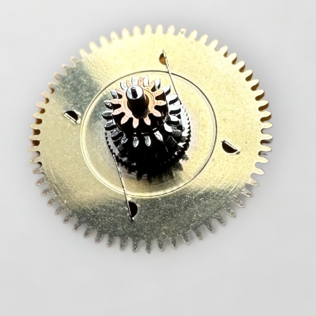 Back of Genuine original vintage cliquet wheel from ZENITH for caliber ELPRIMERO referenced with nomenclature 1488