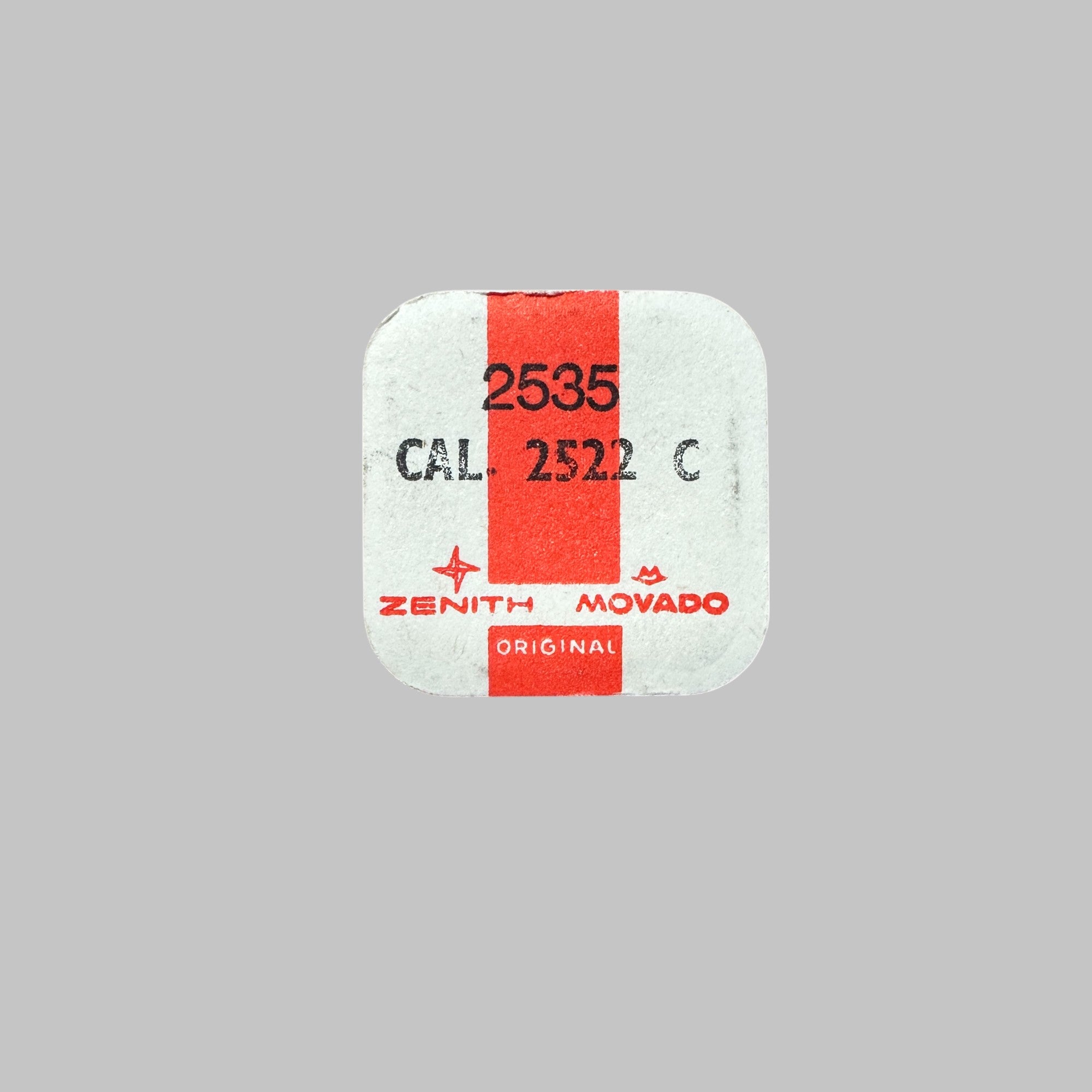 Genuine original vintage date indicator guard from Zenith for caliber movado 2522 C referenced with nomenclature 2535