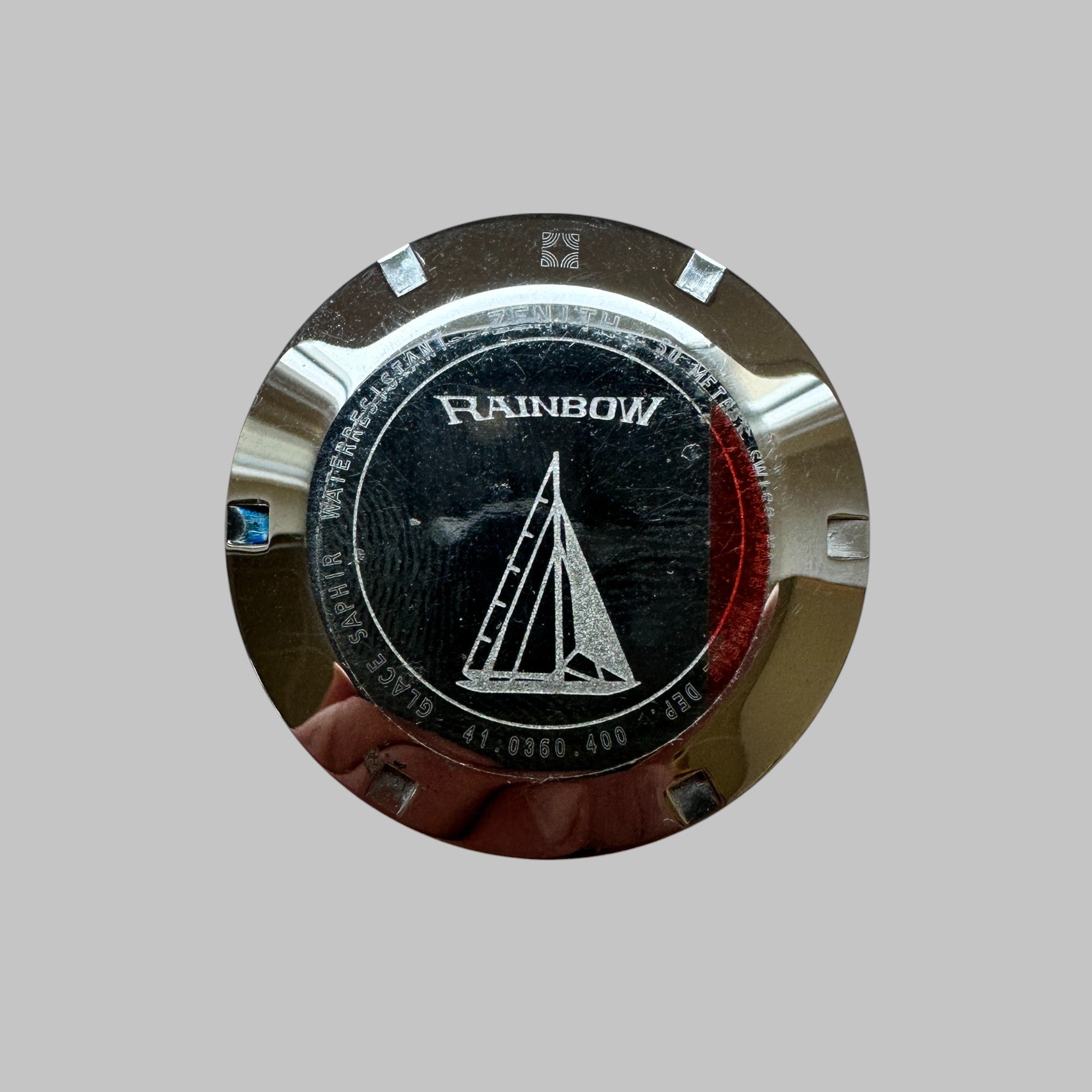 ZENITH - CASEBACK RAINBOW 41.0360.400 MINT