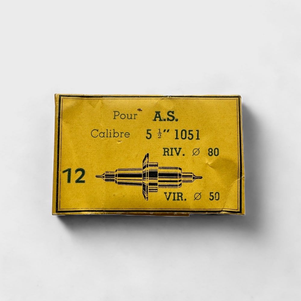 This is a picture of the AS CAL. 1051 - BALANCE STAFF watch component.