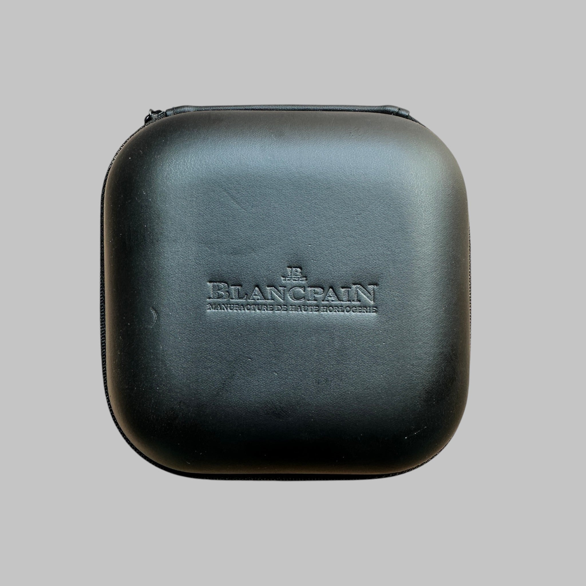 Genuine original vintage travel pouch from Blancpain - side view