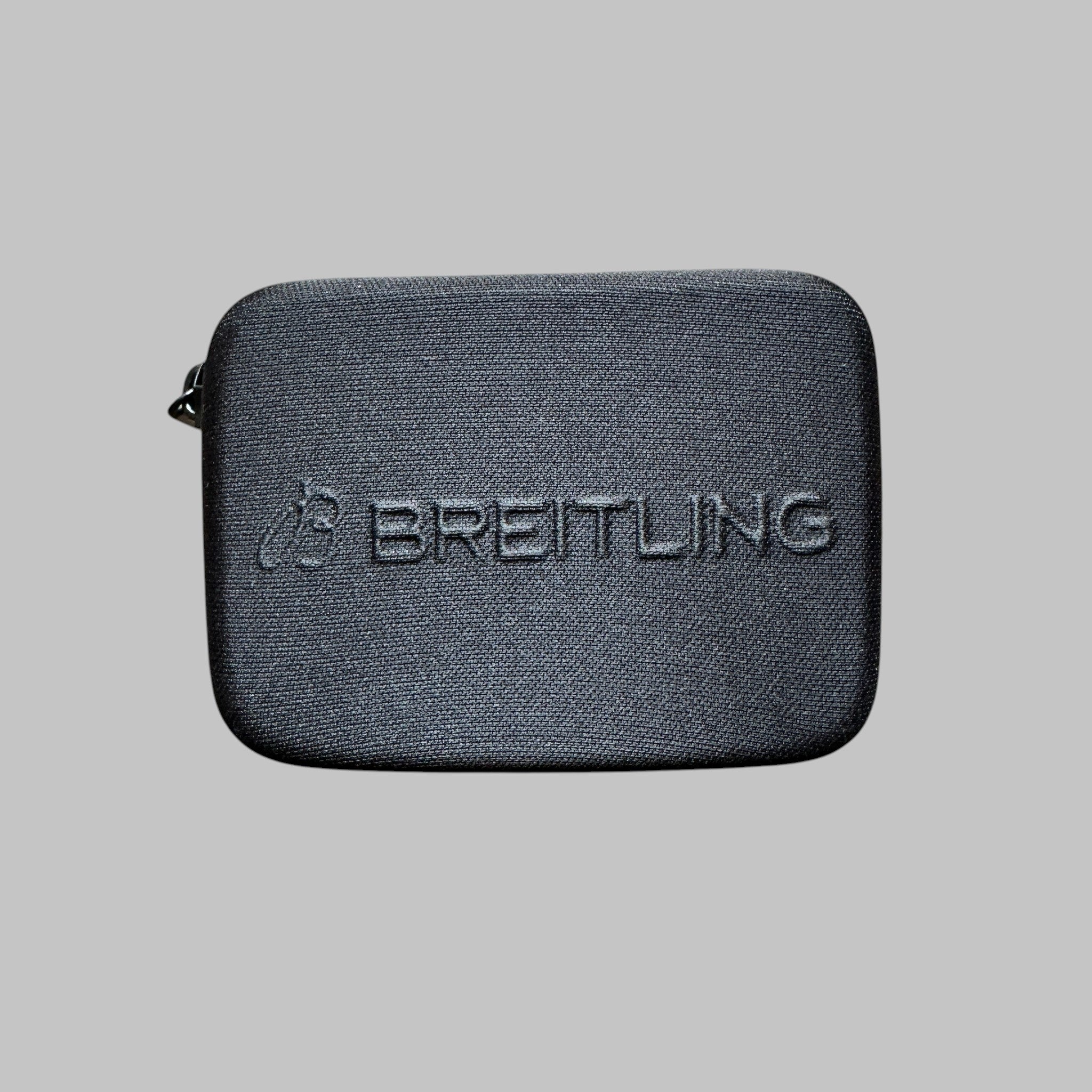 Genuine original vintage travel pouch from Breitling - side view
