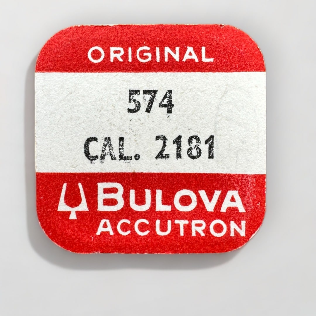 This is a picture of the BULOVA CAL. 2181 - 0 574 watch component.