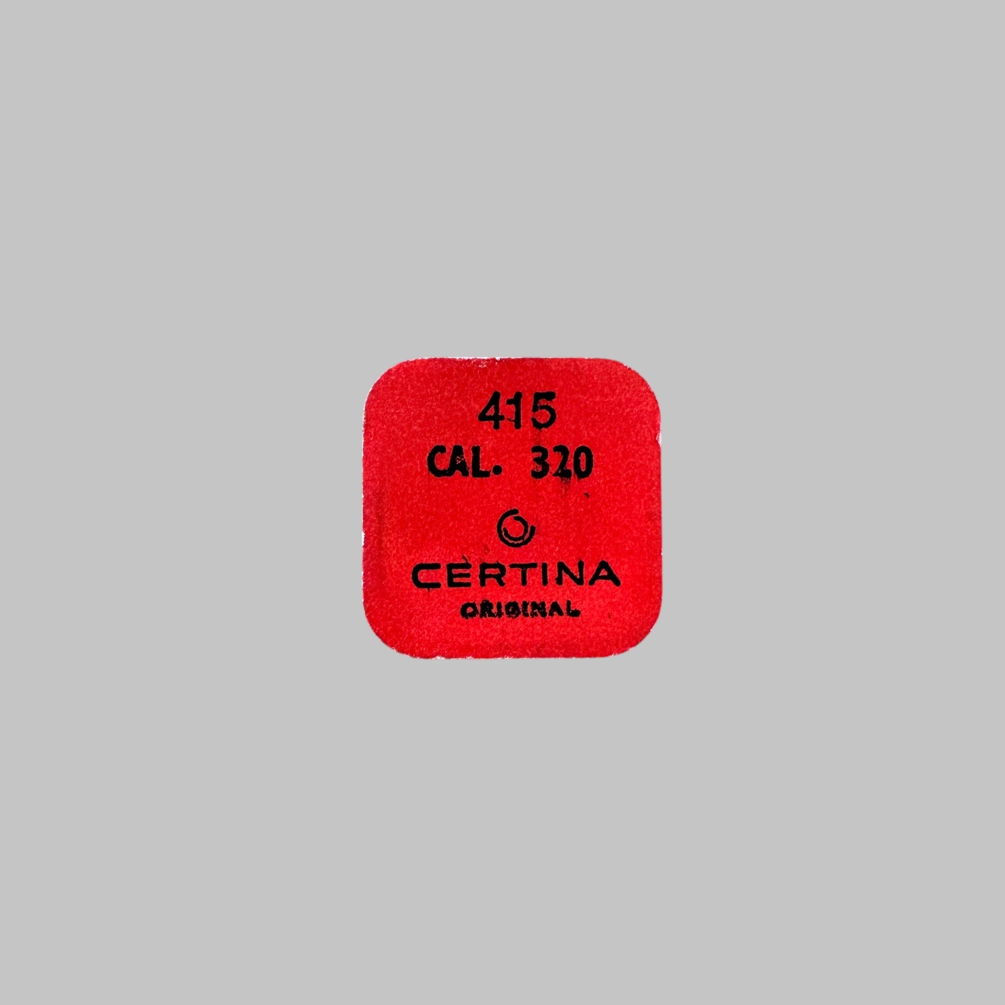 Genuine original vintage ratchet from Certina for caliber 320 referenced with nomenclature 415 - side view