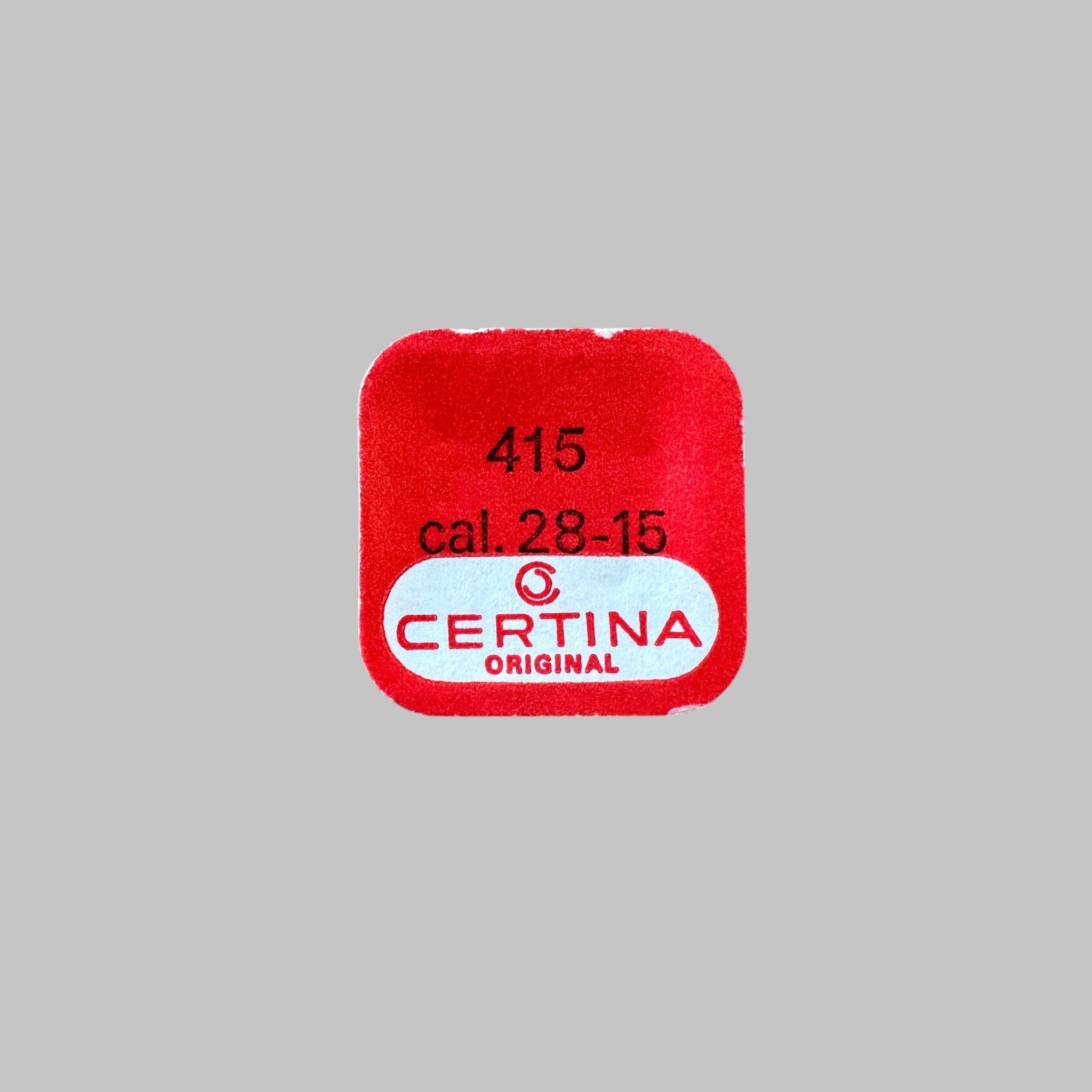 Genuine original vintage ratchet from Certina for caliber 28-15 referenced with nomenclature 415 - side view