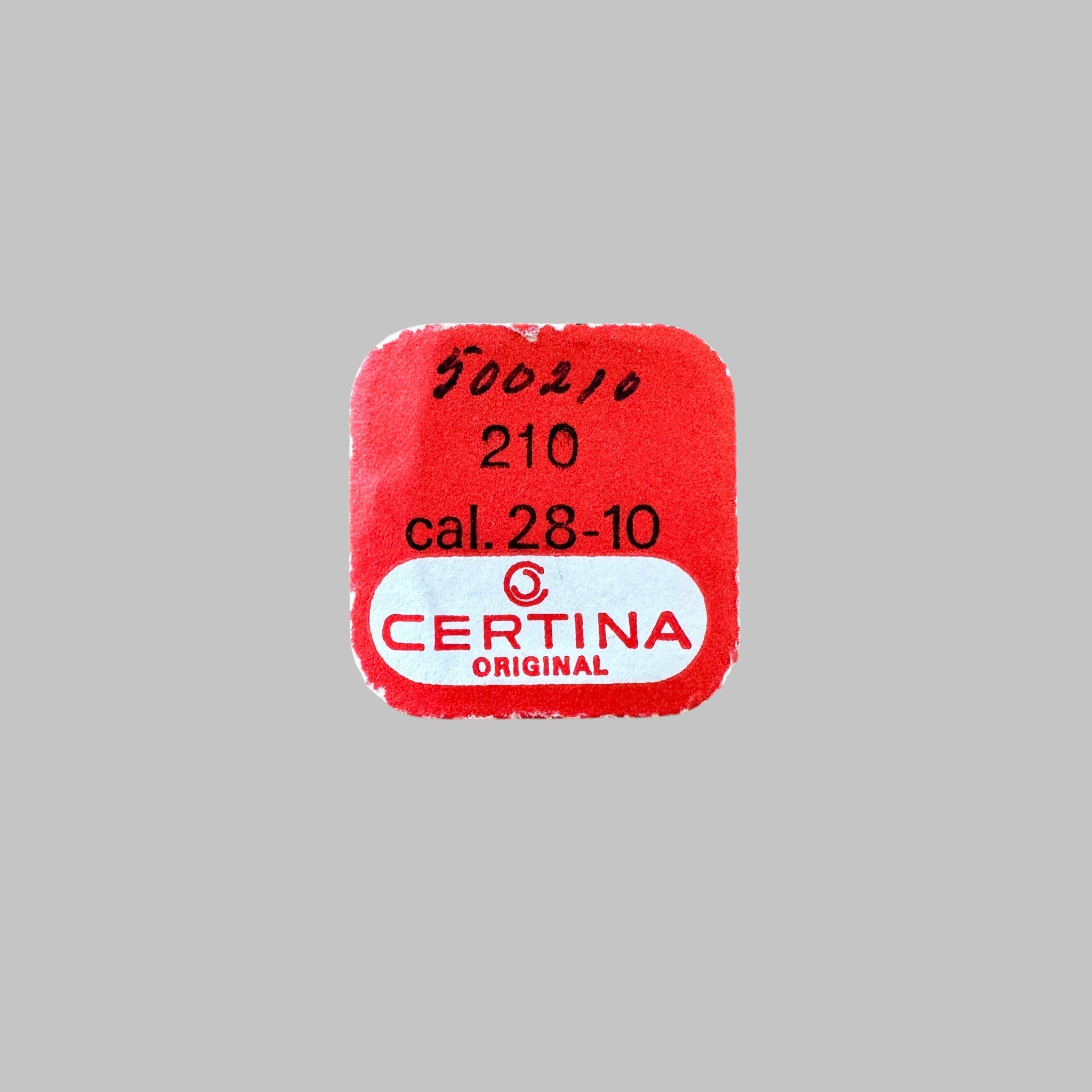 Genuine original vintage third wheel from Certina for caliber 28-10/28-15 referenced with nomenclature 210 - side view