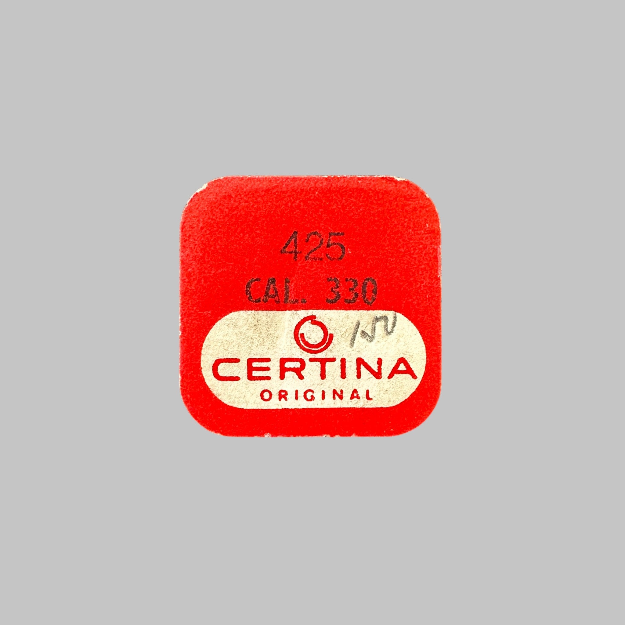Genuine original vintage click from Certina for caliber 330 referenced with nomenclature 425 - side view