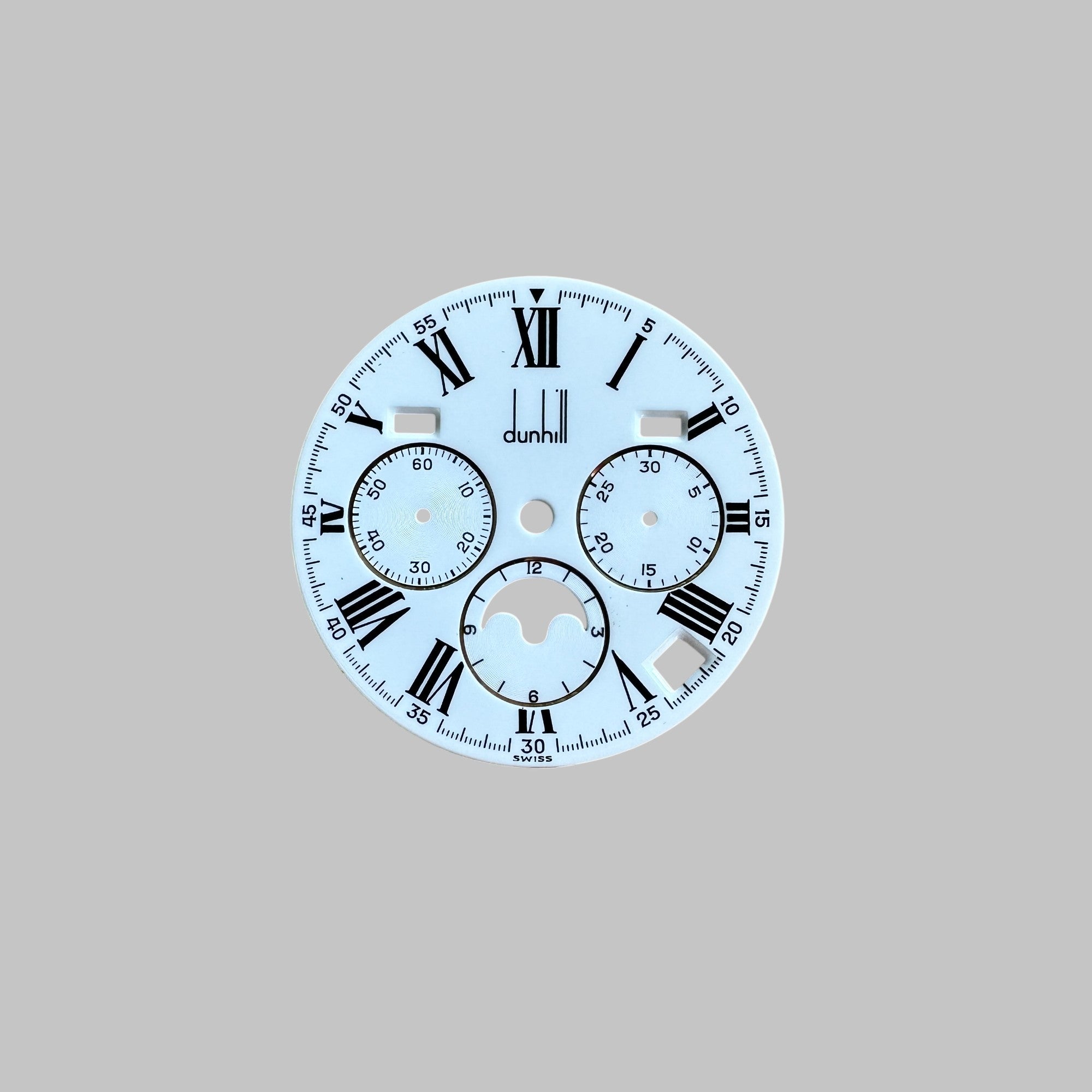 DUNHILL CAL. EL PRIMERO 410 - DIAL +COMPLETE HANDSET GOOD, FROM 90'S. THE CALIBRE IS ELPRIMERO 410 TRIPLE DATE WITH MOONPHASE