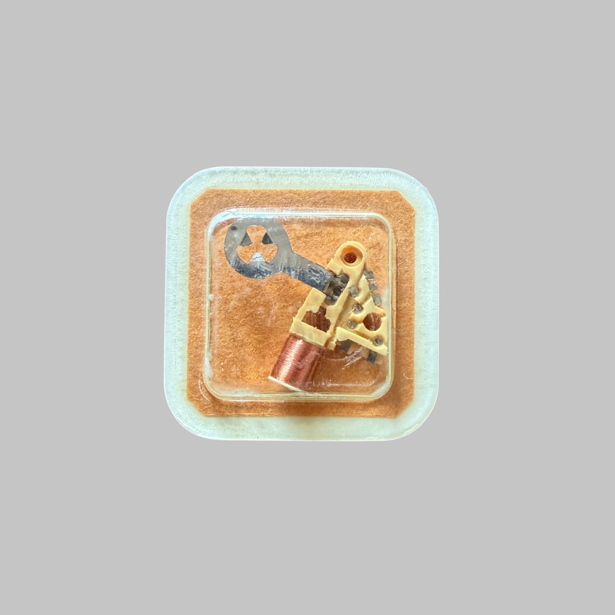 Genuine original vintage transistor unit from Esa for caliber 9162 - side view