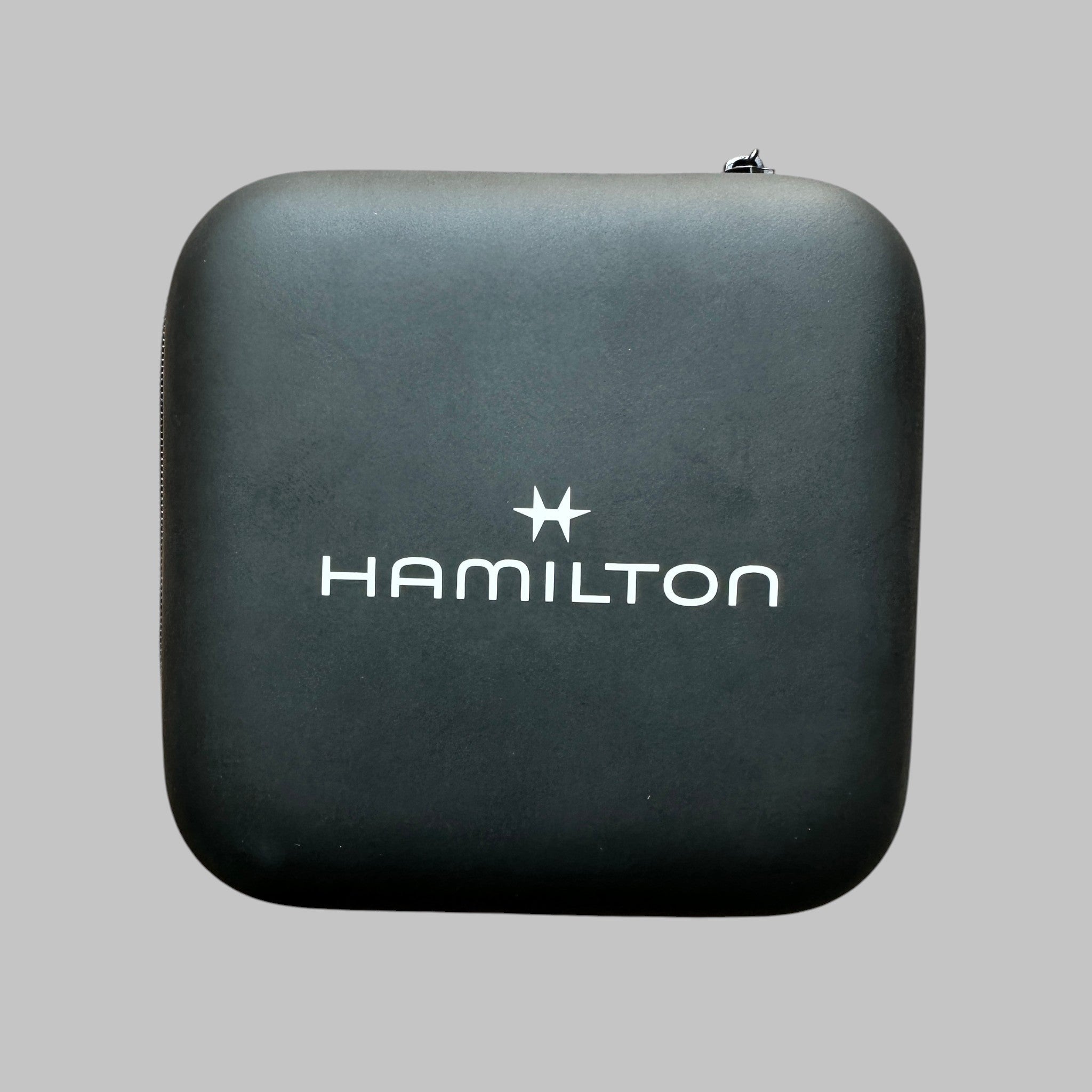Genuine original vintage travel pouch from Hamilton - side view