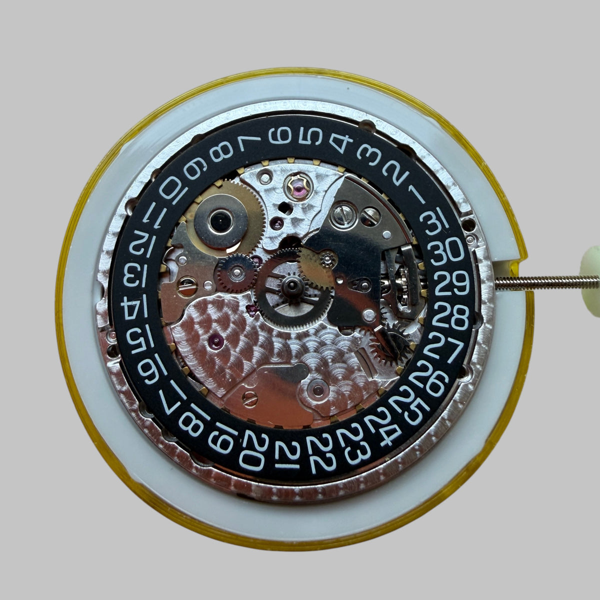 Genuine original vintage complet movement omega 1111 from Omega for caliber OMEGA 1111 - side view