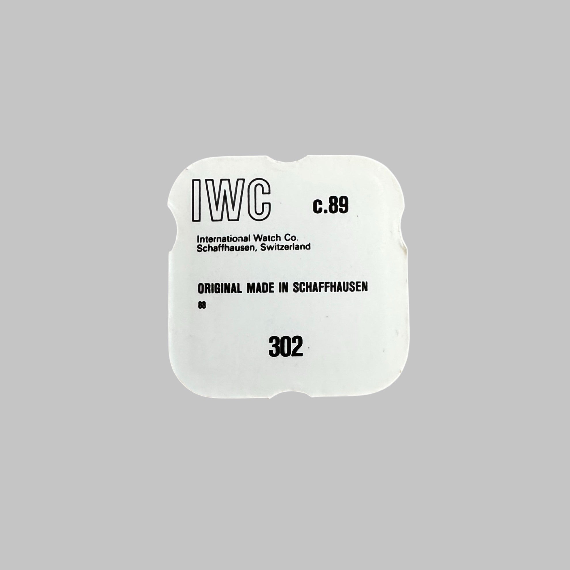 IWC CAL. C. 89 - REGULATOR 302 NOS