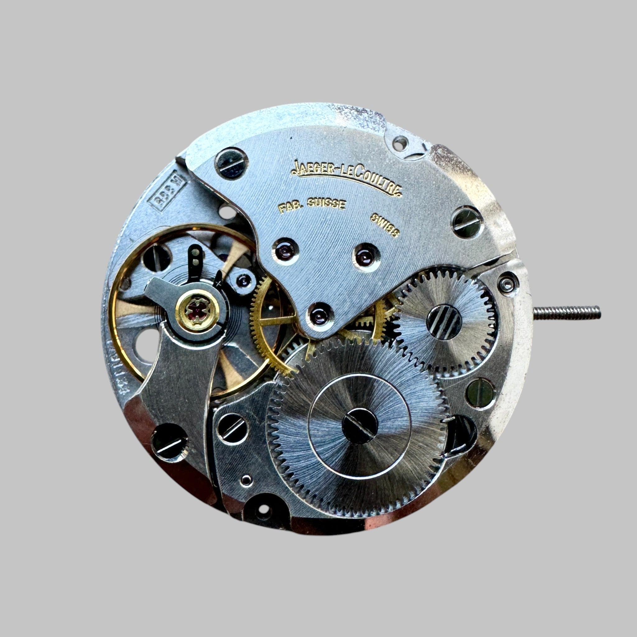 Genuine original vintage movement from Jaeger-LeCoultre for caliber K885 - side view