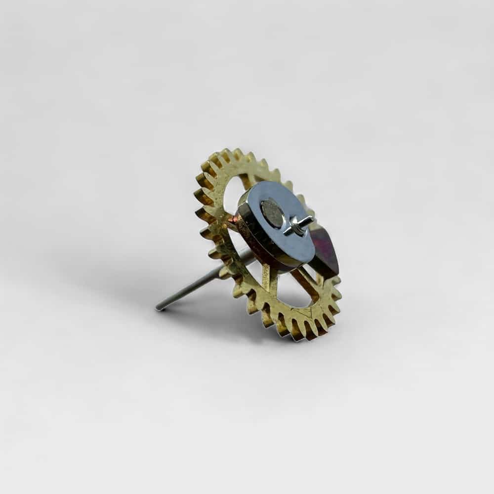 This is a picture of the LANDERON CAL. 48/187/248 - MINUTE RECORDING WHEEL 8020 watch component.