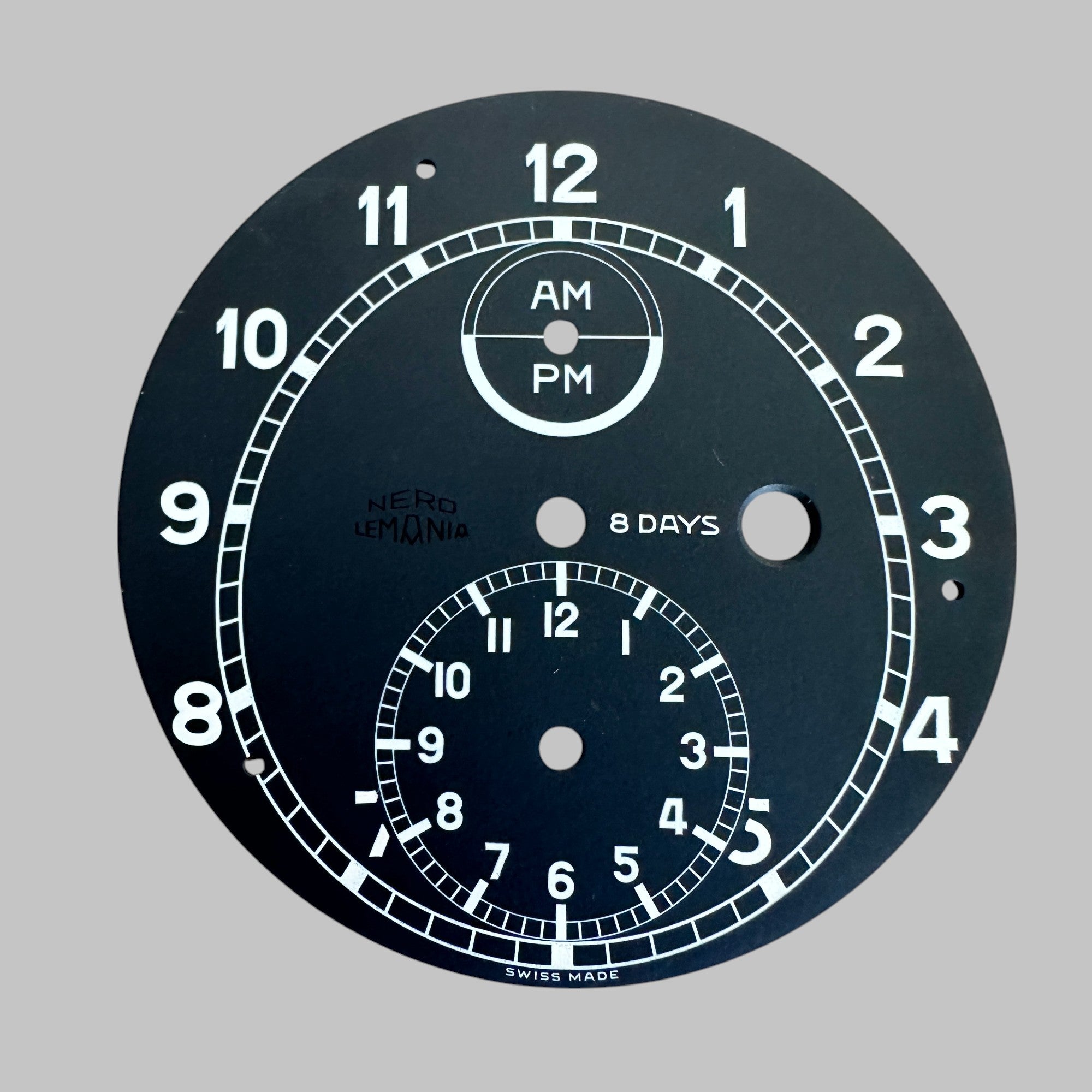 LEMANIA - DIAL DASHBOARD 8 DAYS NERO GOOD, DIAM: 66,52