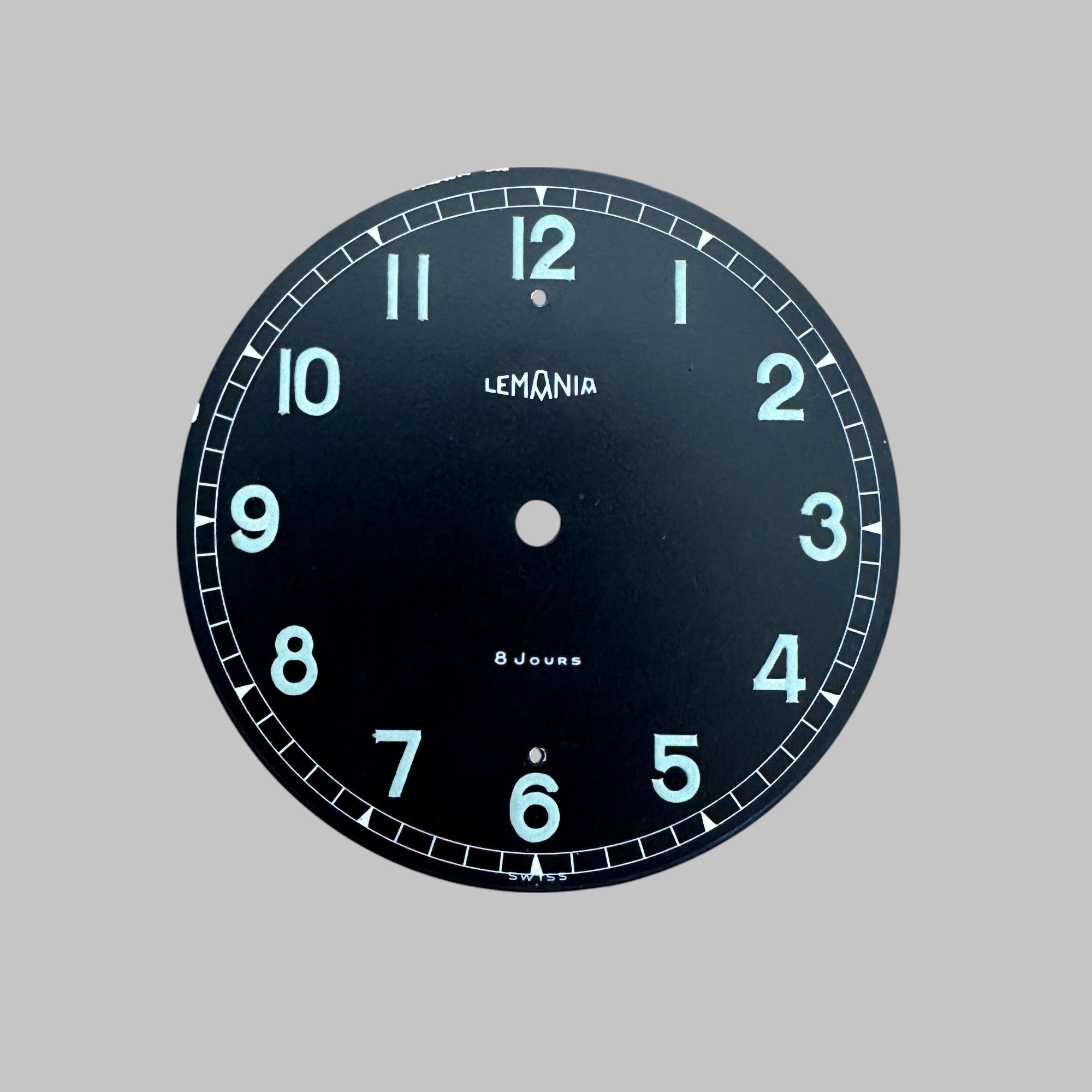 LEMANIA - DIAL 8 JOURS GOOD, DIAM: 52,52