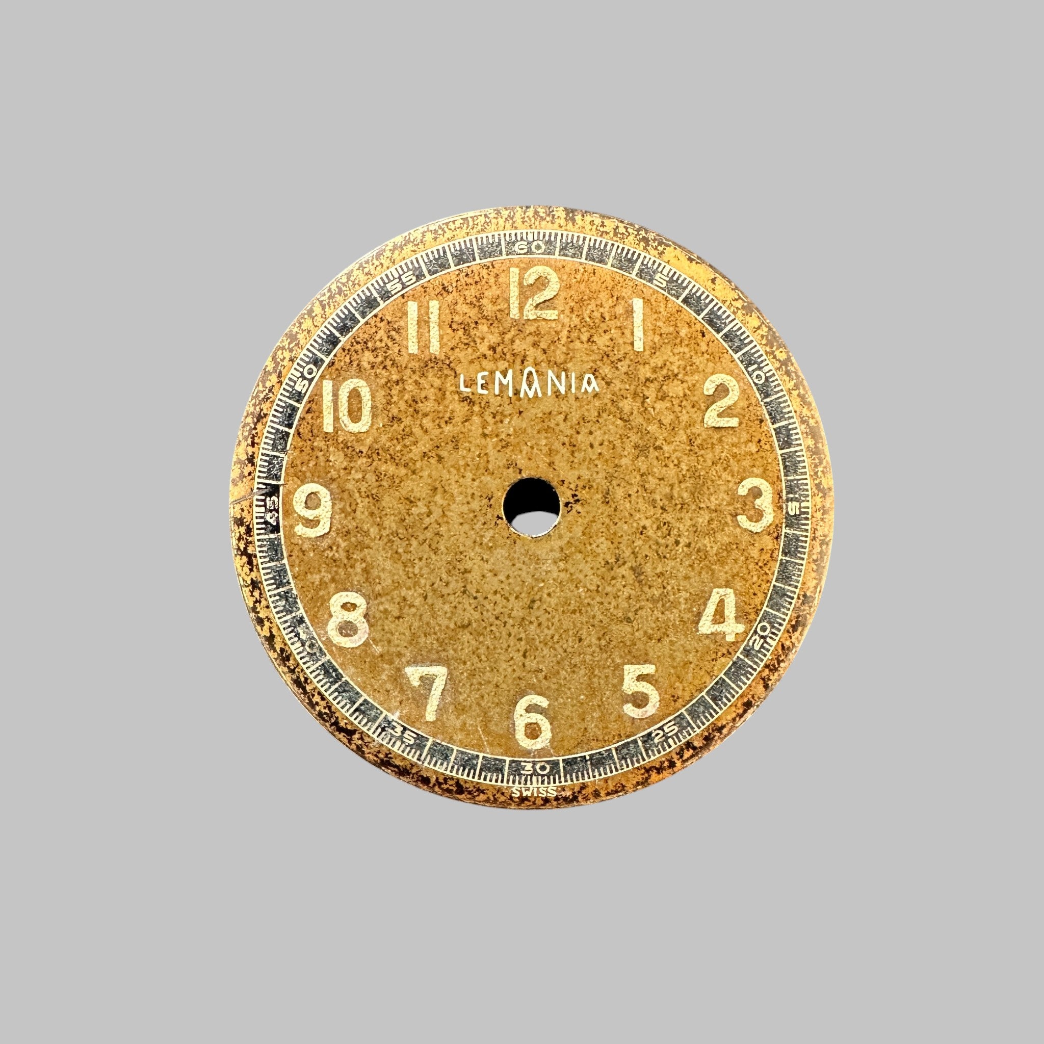 LEMANIA  CAL. 2310 - DIAL MONTRE RÉF: 192-1, TROPICAL DIAL GOOD