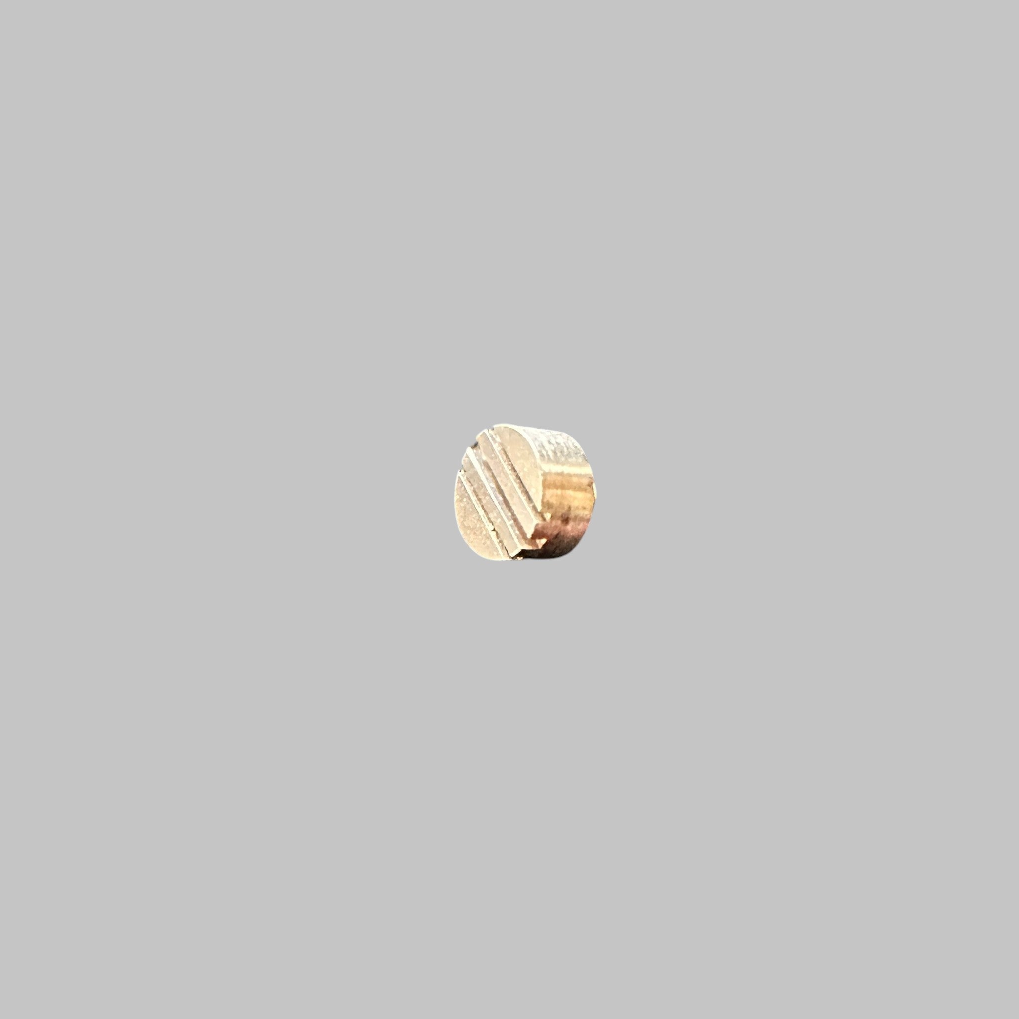 Genuine original vintage column wheel screw from Lemania for caliber 15TL - side view