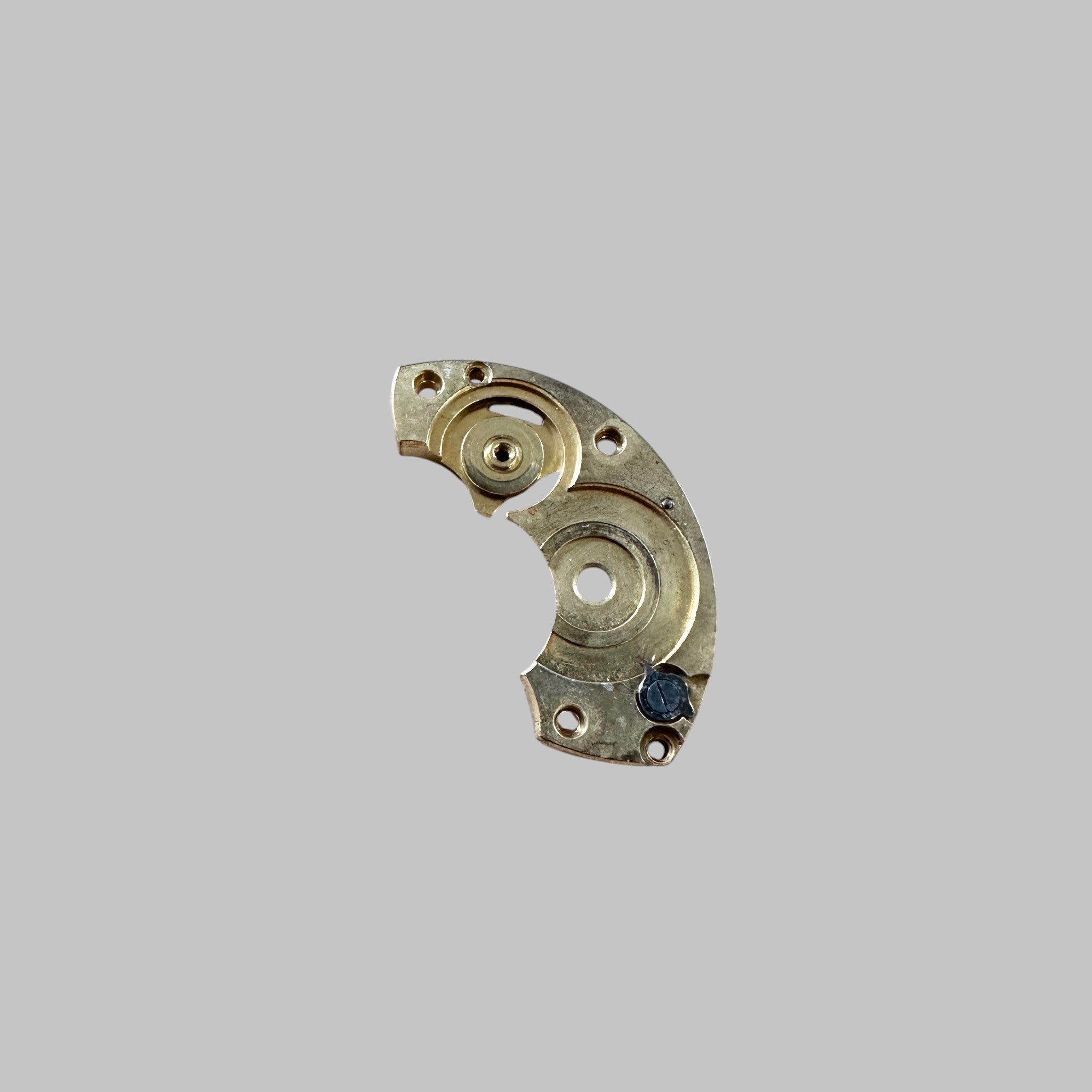 Genuine original vintage barrel bridge from Longines for caliber 12.68Z - side view